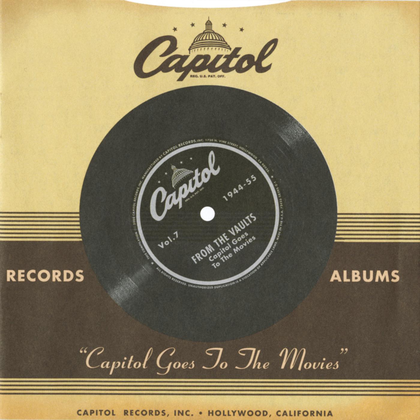Постер альбома Capitol Records From The Vaults: "Capitol Goes To The Movies"