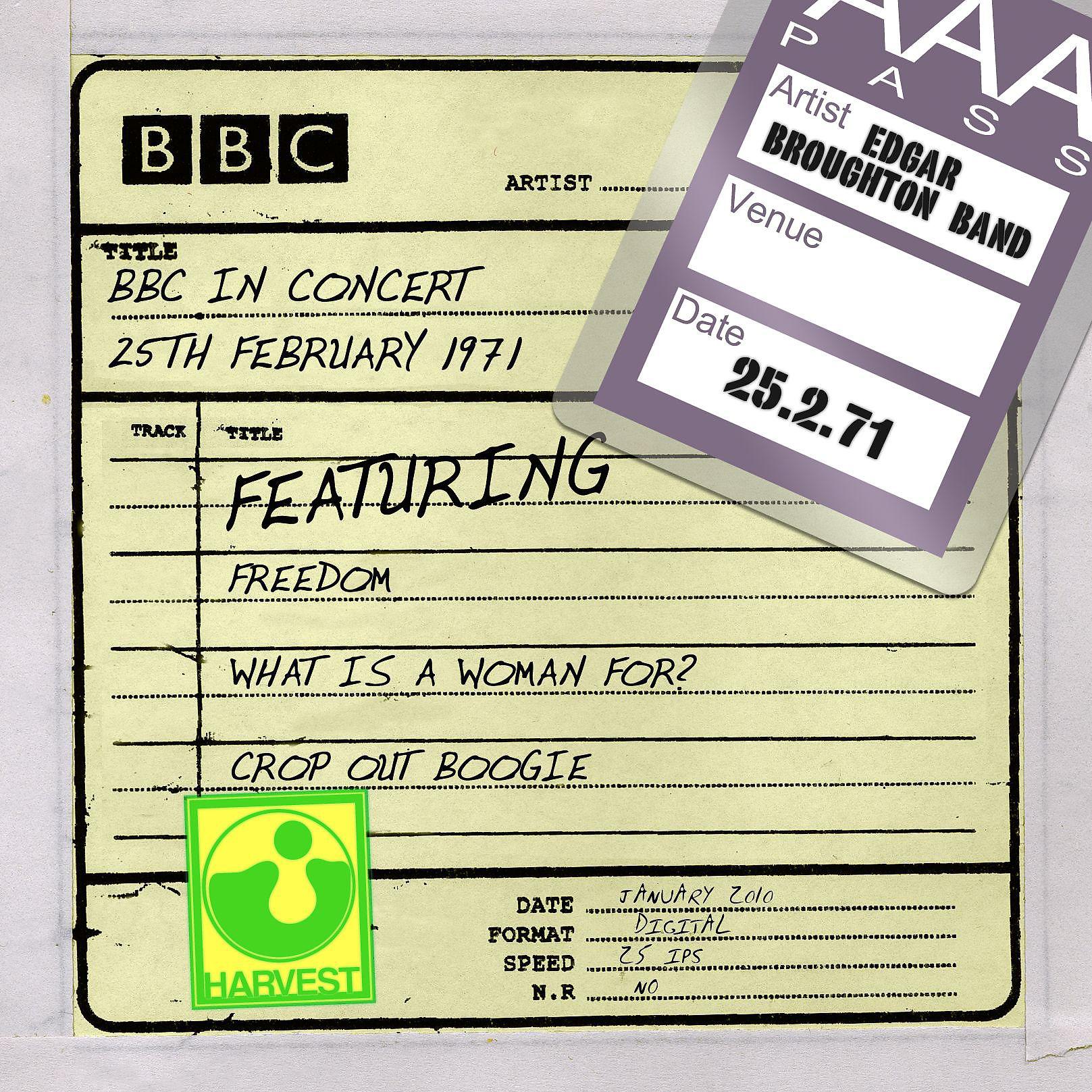 Постер альбома BBC In Concert (25th February 1971)