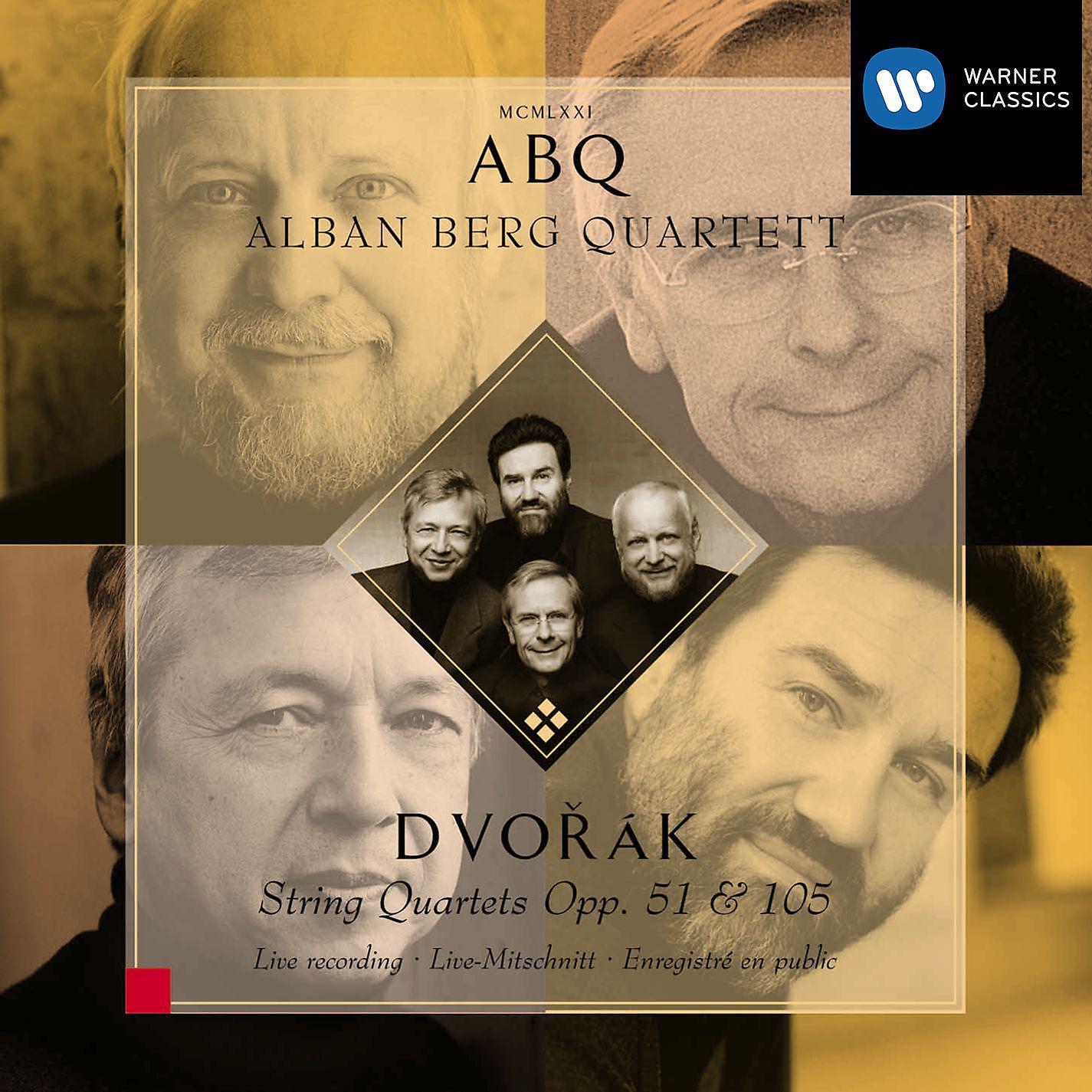 Постер альбома Dvo?ák: String Quartets, Op. 51 & 105