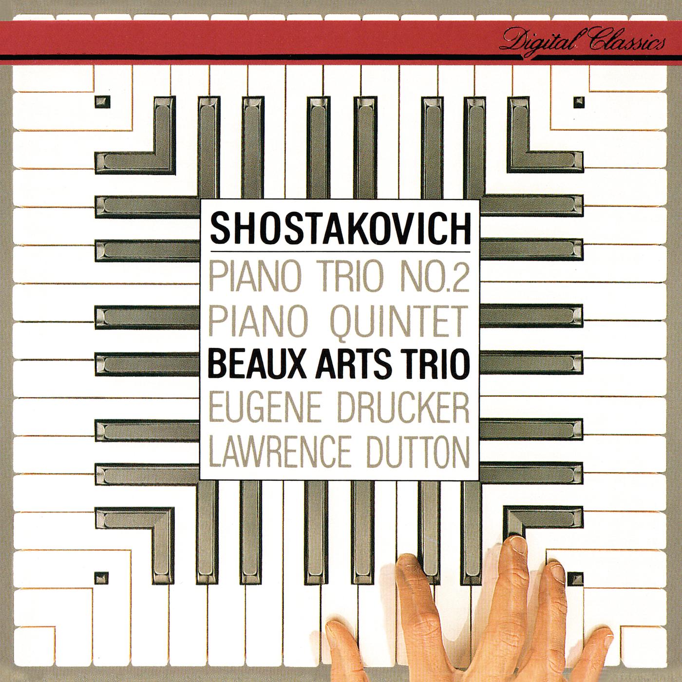 Beaux Arts Trio - Shostakovich: Piano Trio No.2, Op.67 - 1. Andante - Moderato - Poco più mosso