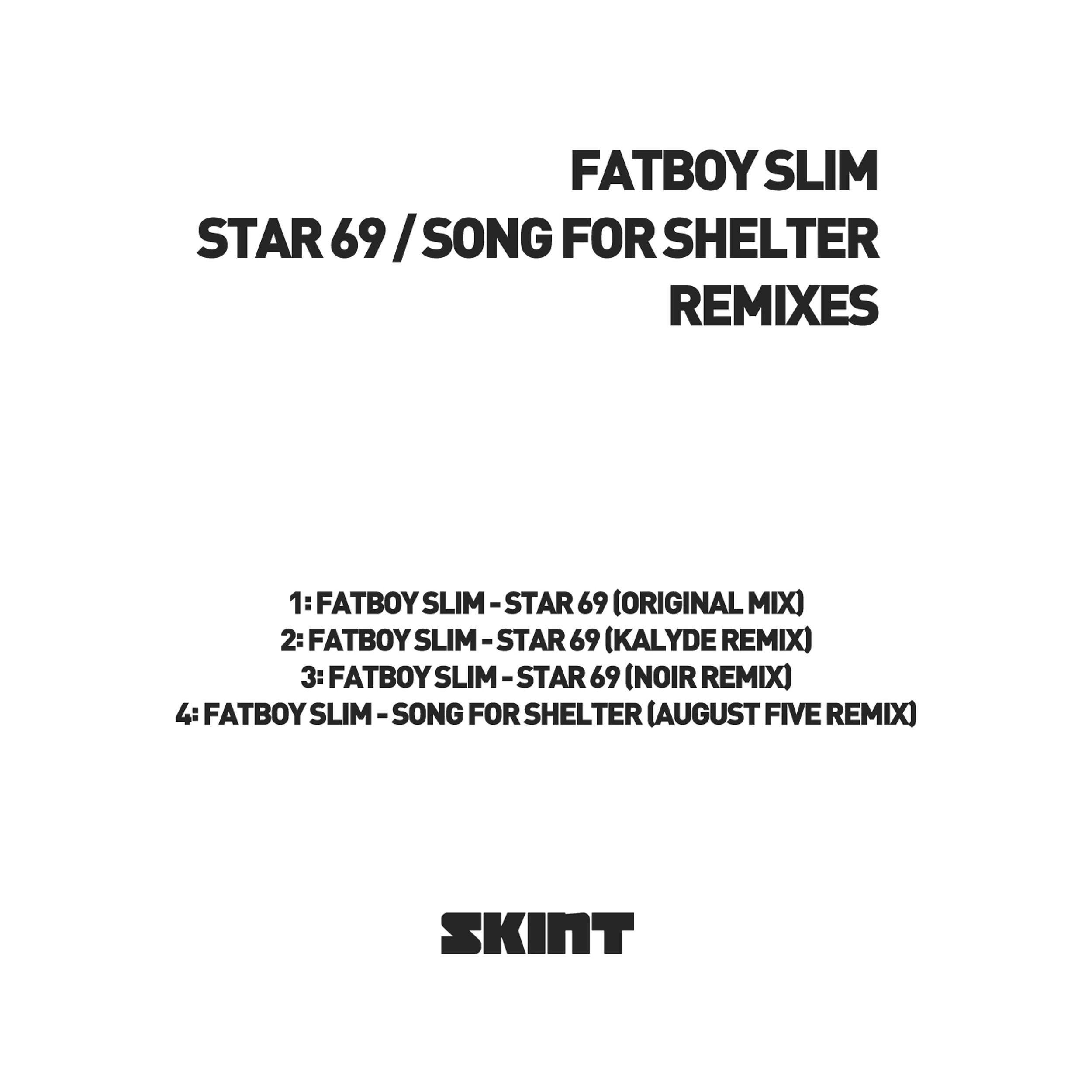 Постер альбома Star 69 / Song for Shelter (Remixes)