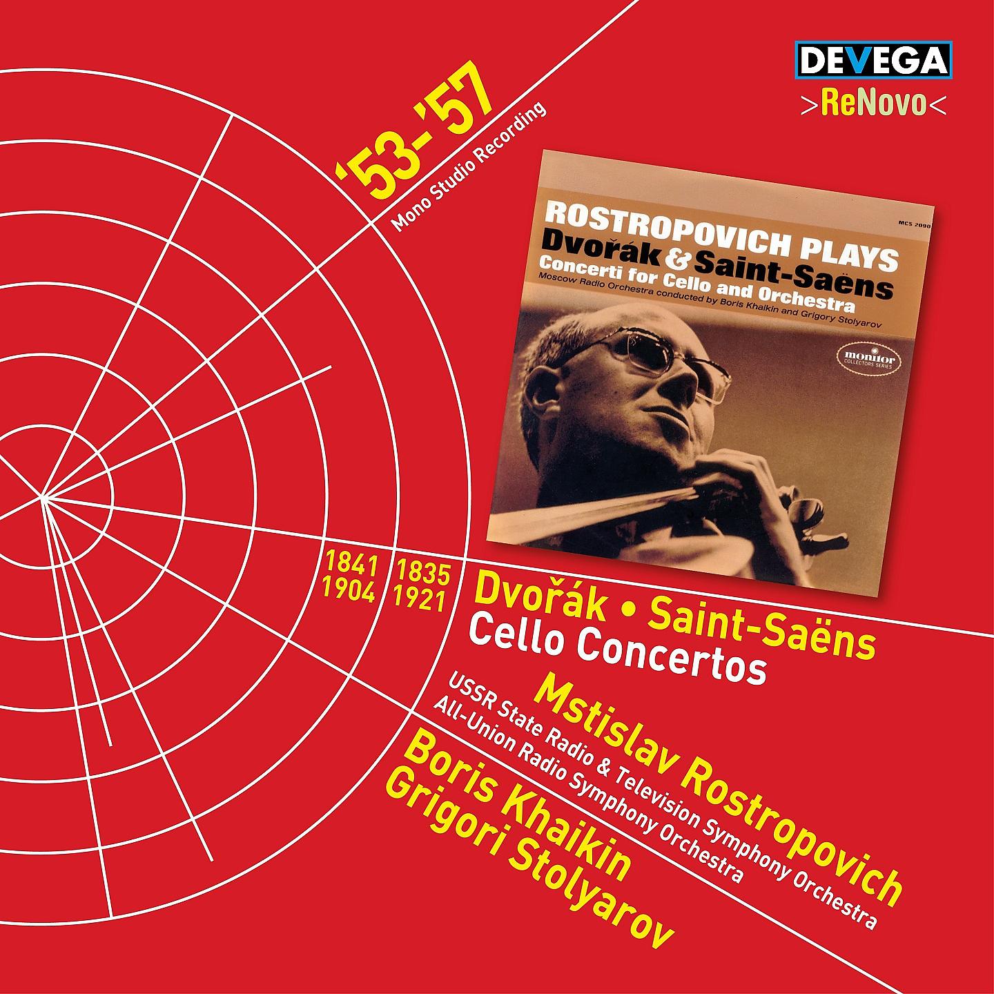 Постер альбома Dvořák & Saint-Saëns: Cello Concertos