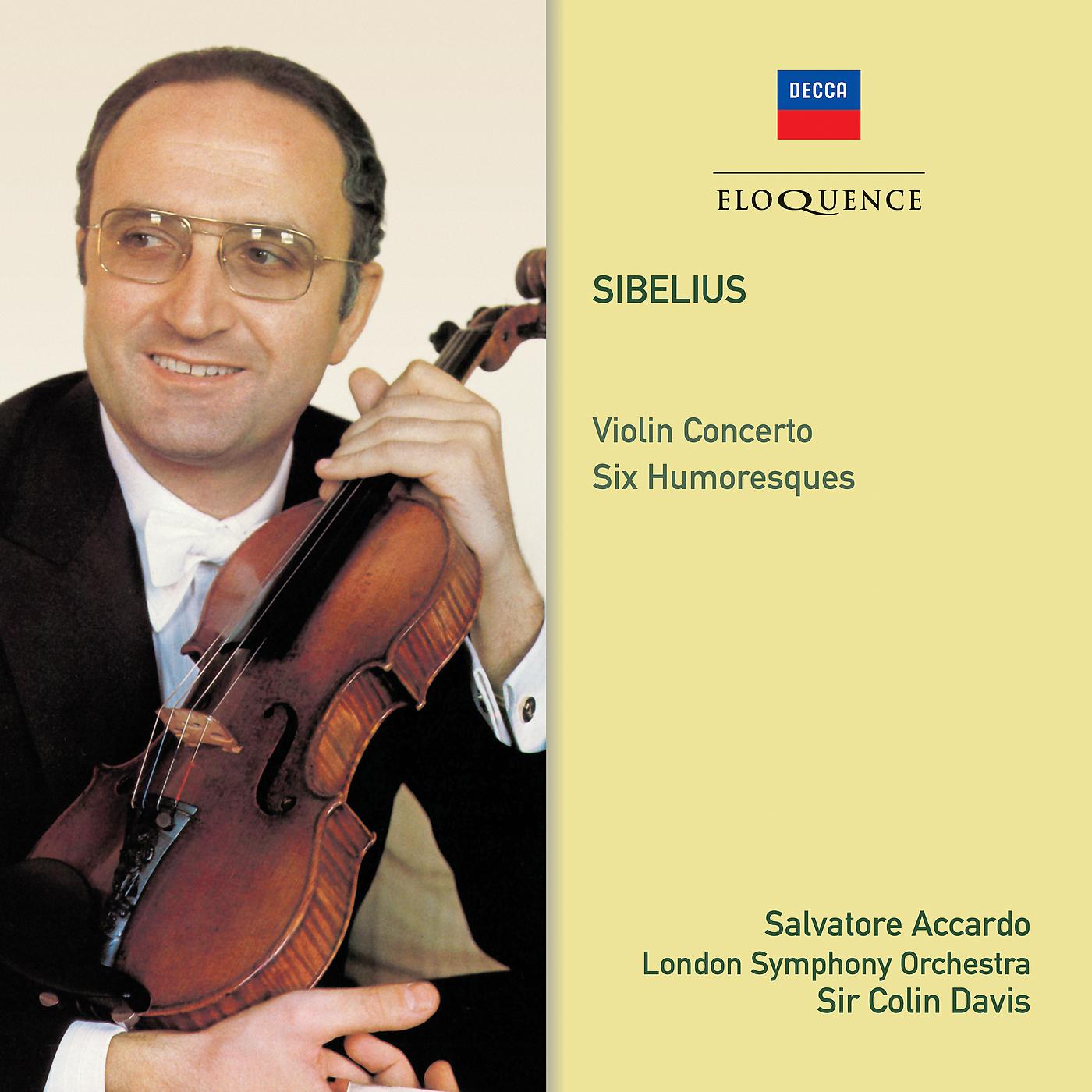 Постер альбома Sibelius: Violin Concerto; Six Humoresques