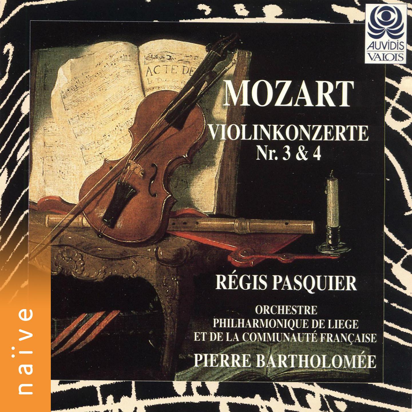 Постер альбома Mozart: Violin Concertos Nos. 3 & 4