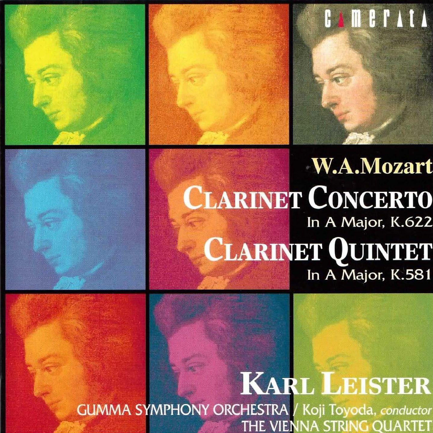 Постер альбома Mozart: Clarinet Concerto & Clarinet Quintet