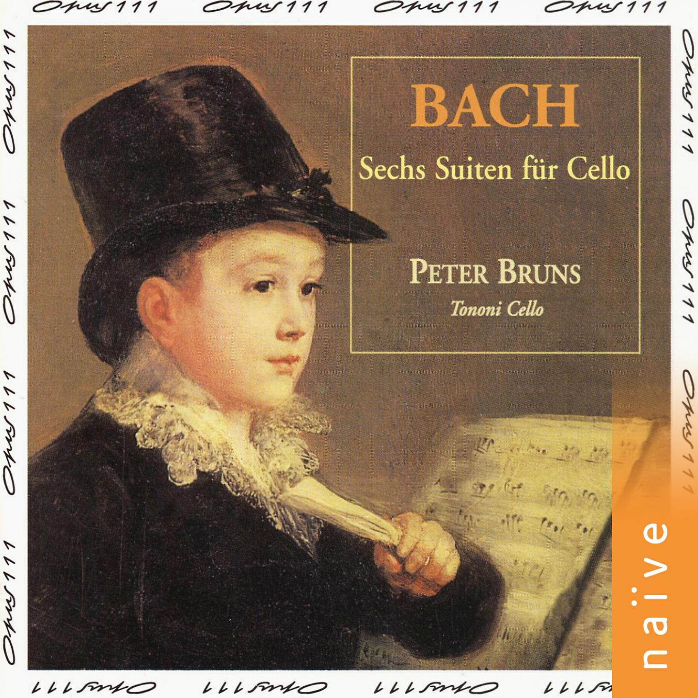 Peter Bruns - 6 suites pour violoncelle, Suite No. 5 in C Minor, BWV 1011: III. Courante