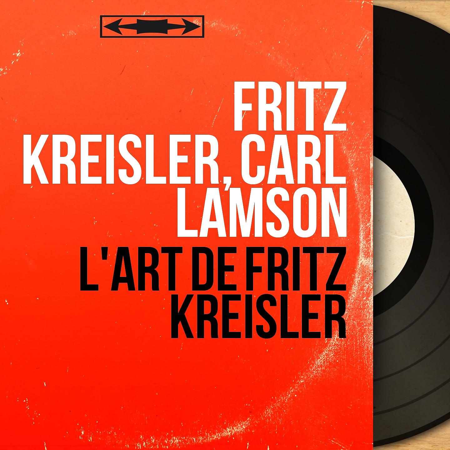 Постер альбома L'art de Fritz Kreisler
