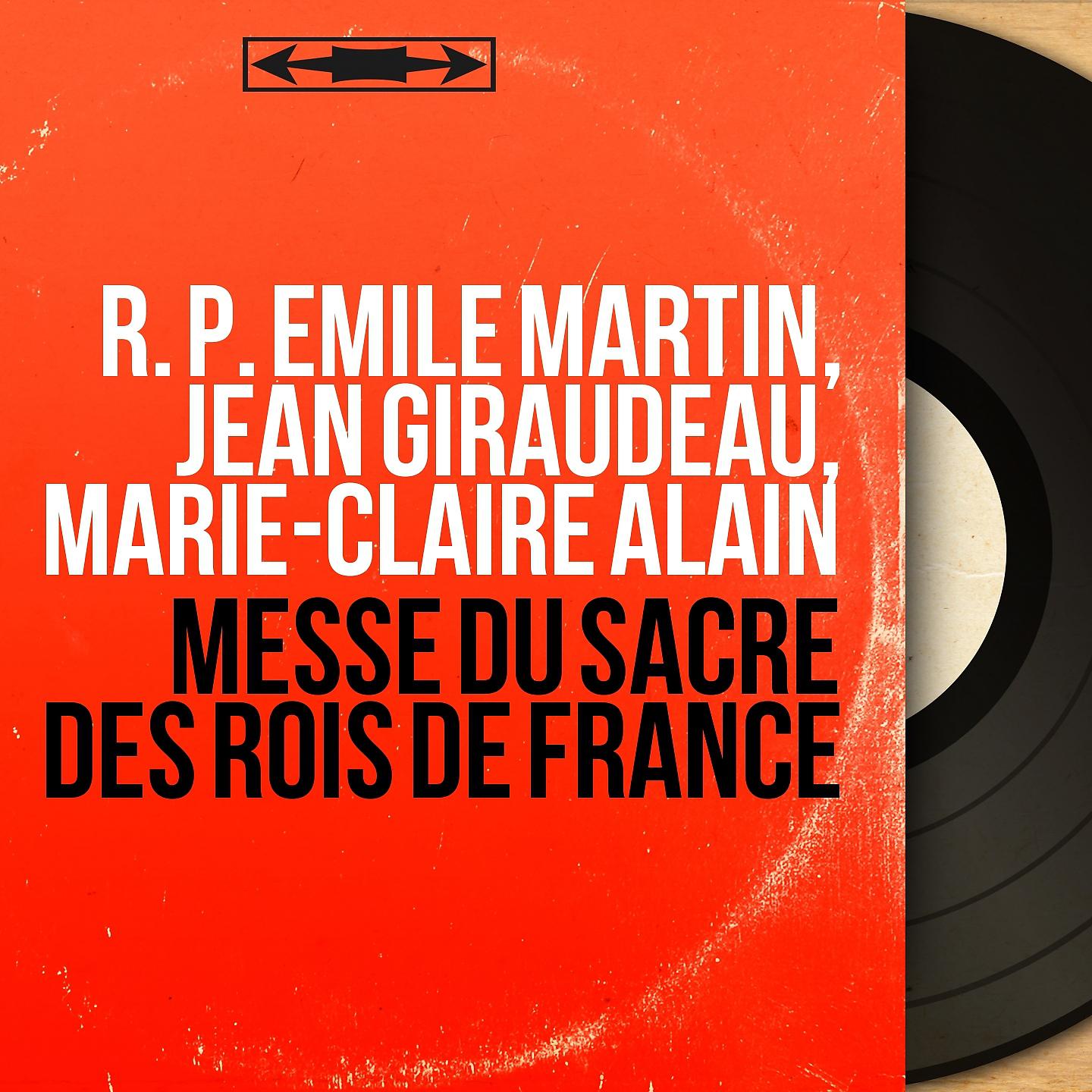 Постер альбома Messe du sacre des rois de France