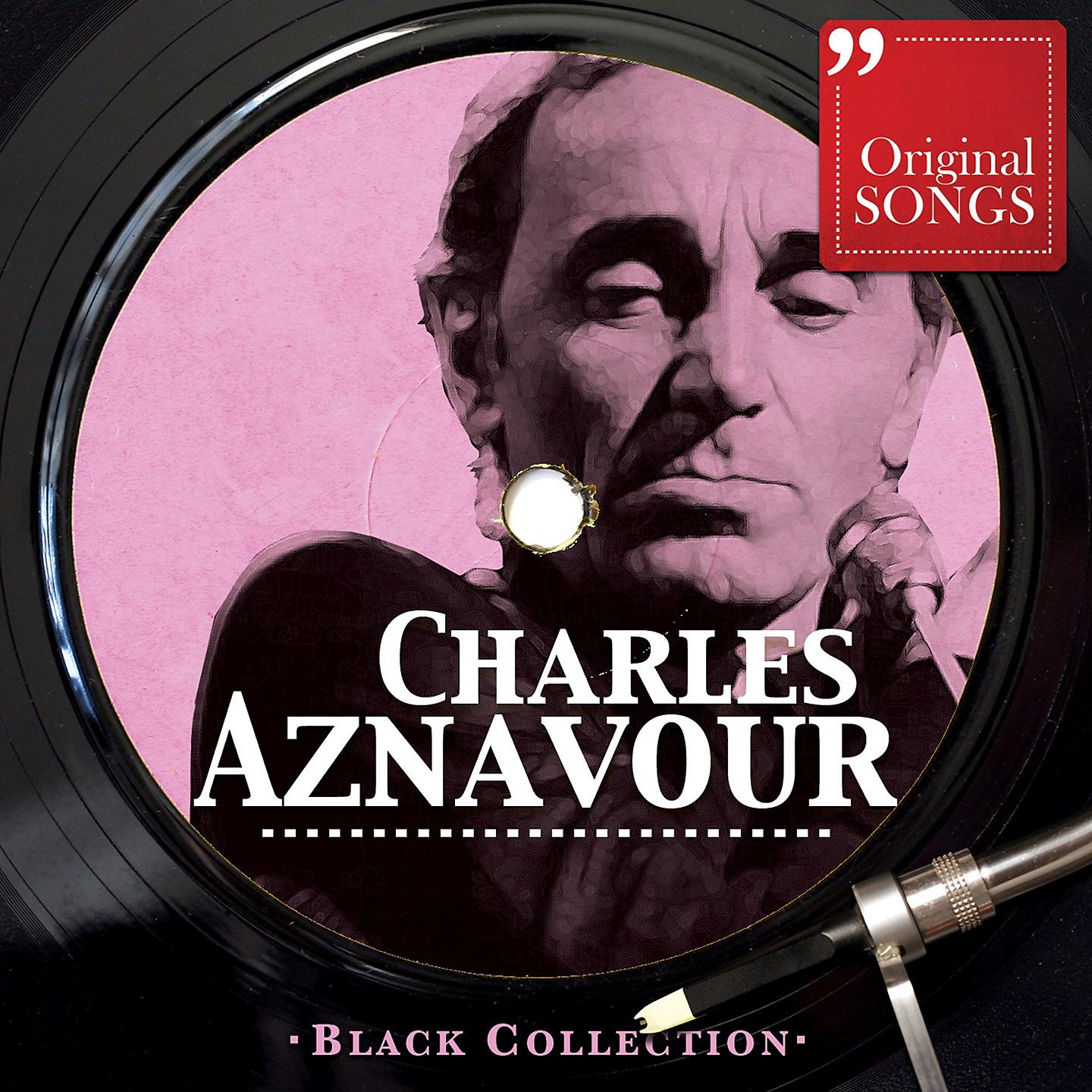Постер альбома Black collection : charles aznavour