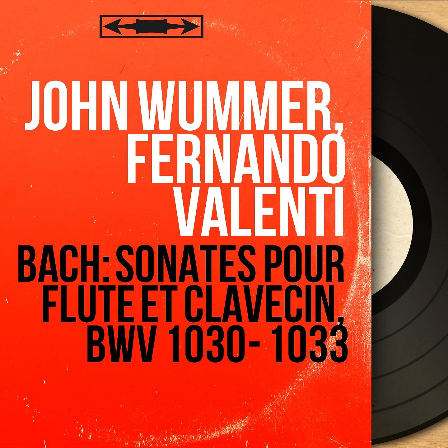 Постер альбома Bach: Sonates pour flûte et clavecin, BWV 1030 - 1033