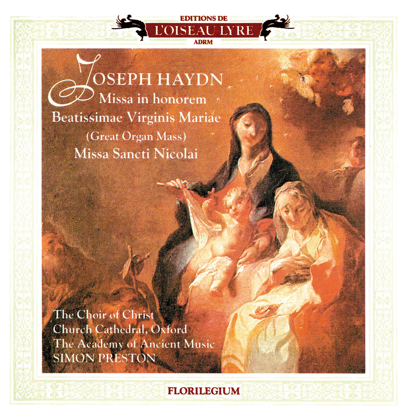 Постер альбома Haydn: Great Organ Mass; Missa Sancti Nicolai; Missa Rorate Coeli