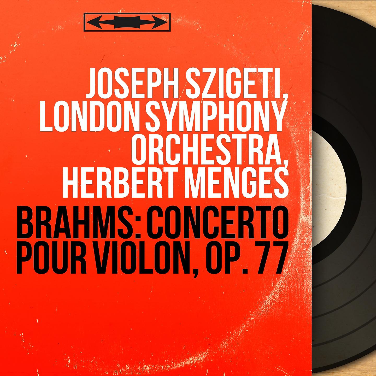 Постер альбома Brahms: Concerto pour violon, Op. 77
