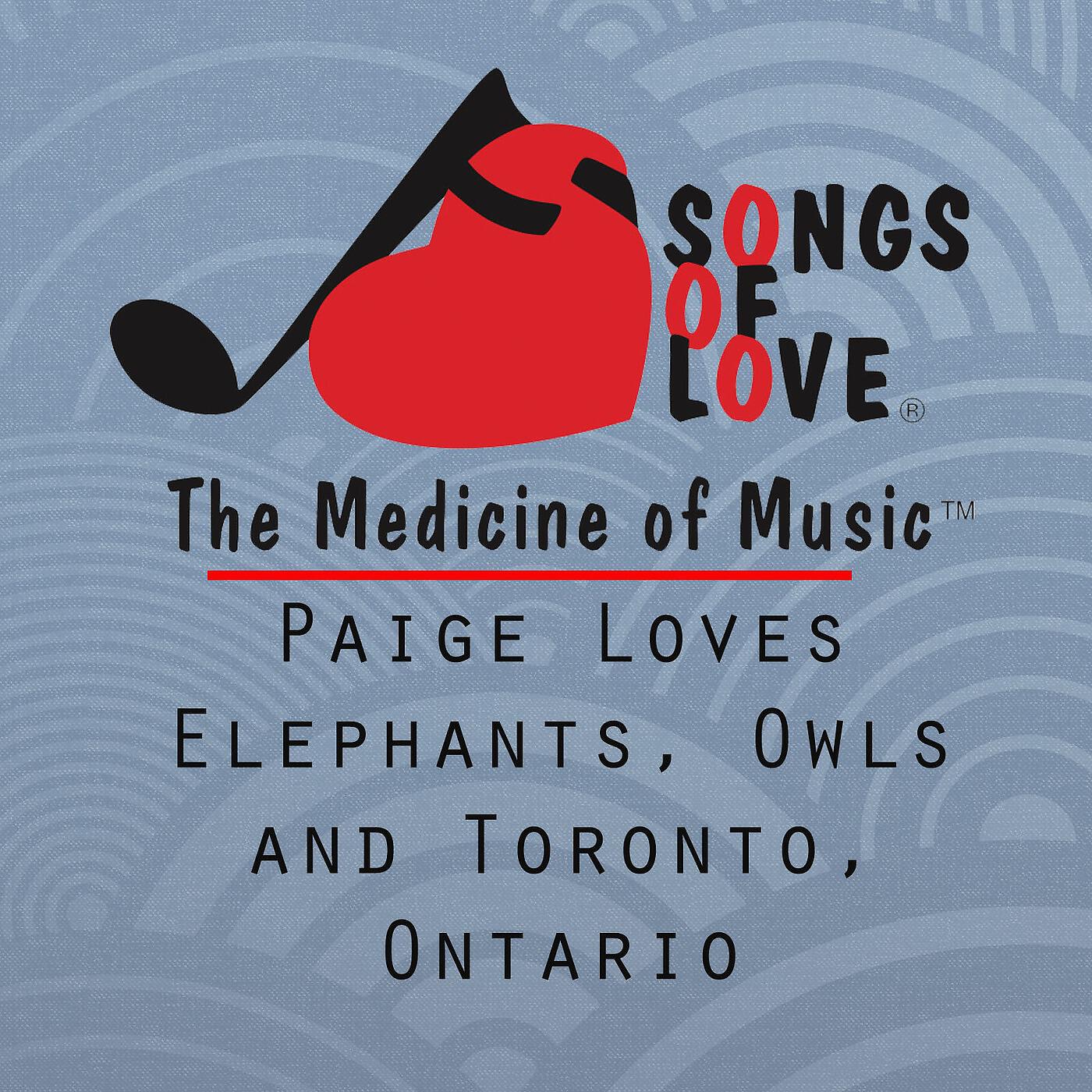 C. Allocco - Paige Loves Elephants, Owls and Toronto, Ontario