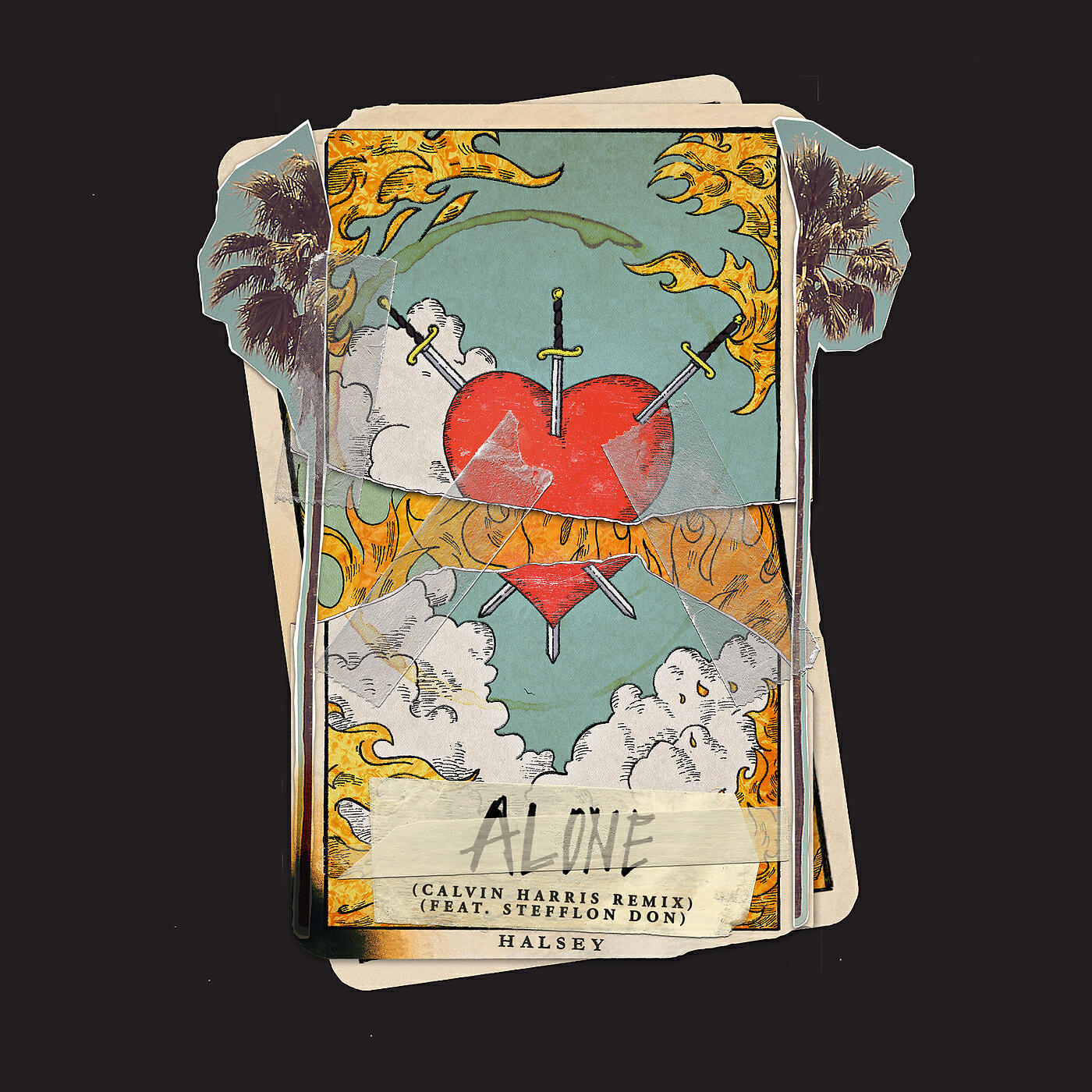 Halsey - Alone (Calvin Harris Extended Remix)
