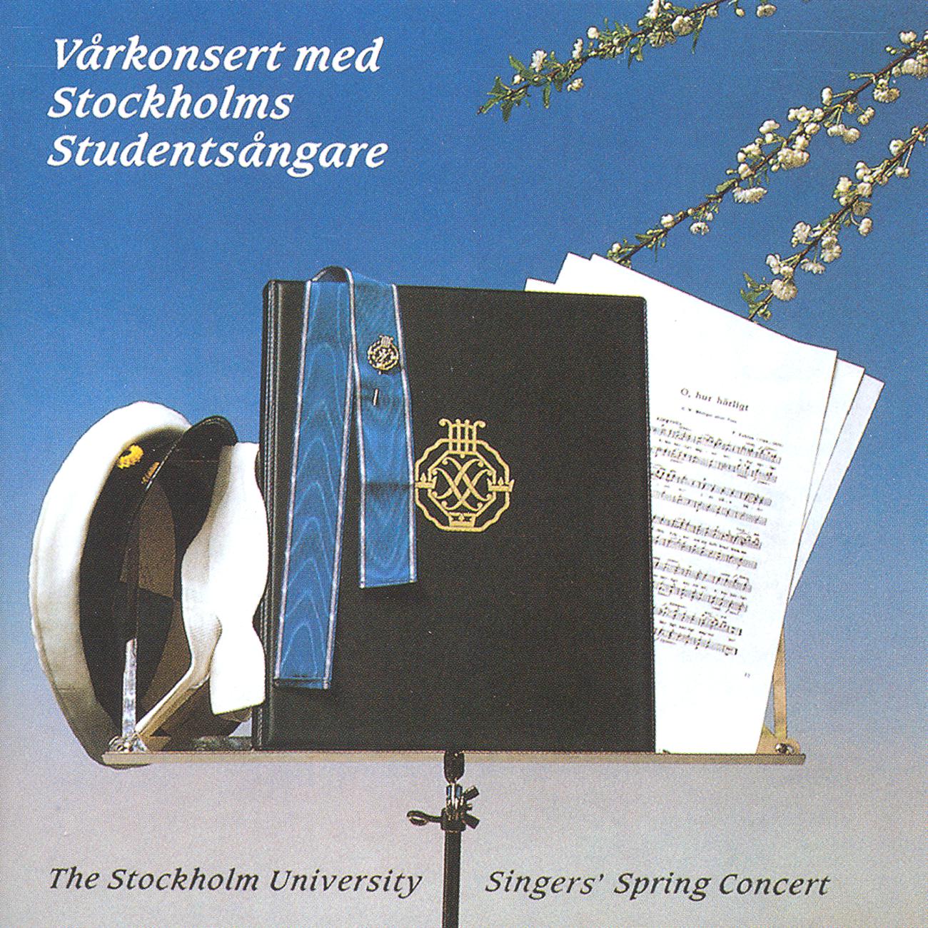 Постер альбома Vårkonsert med Stockholms studentsångare