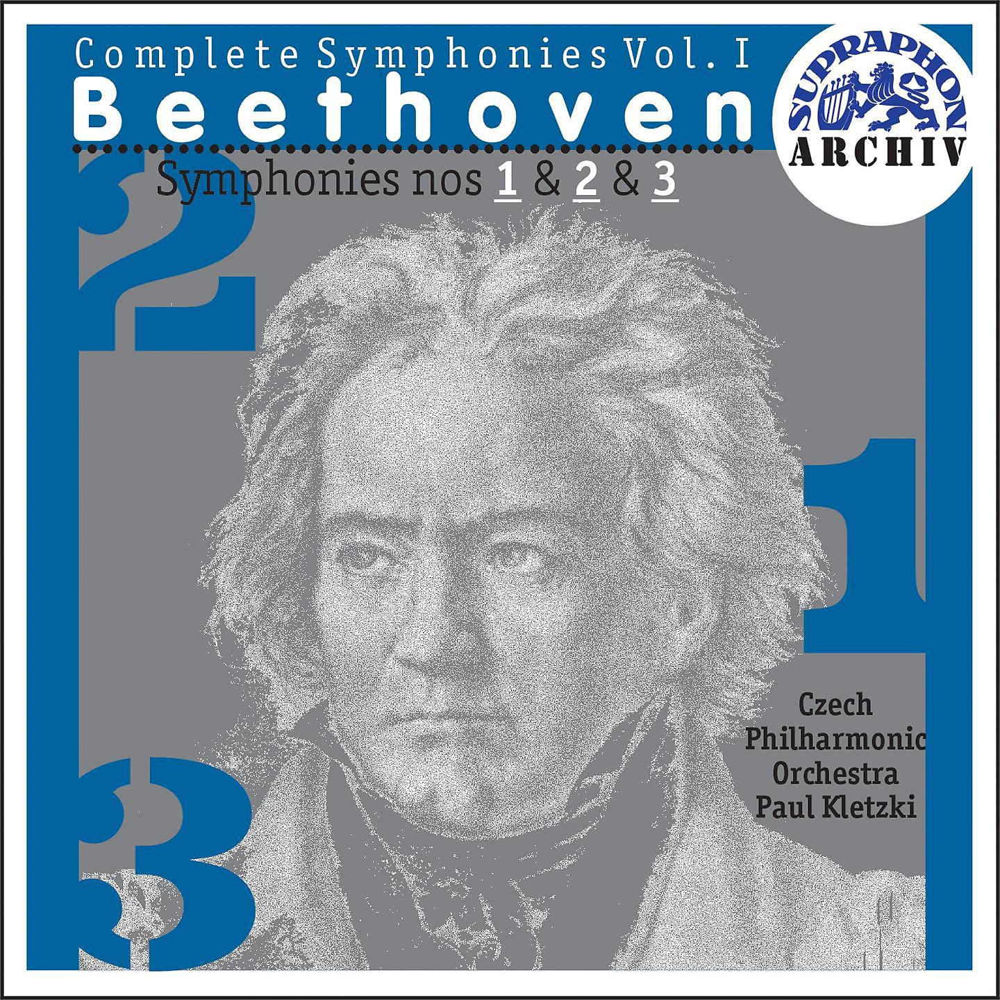 Постер альбома Beethoven: Symphonies Nos. 1, 2 & 3, Egmont Overture
