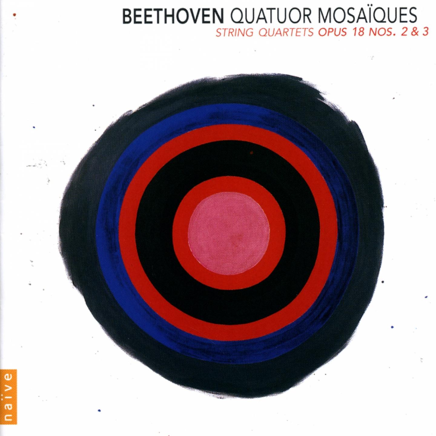 Постер альбома Beethoven: String Quartets Op. 18 Nos. 2 & 3