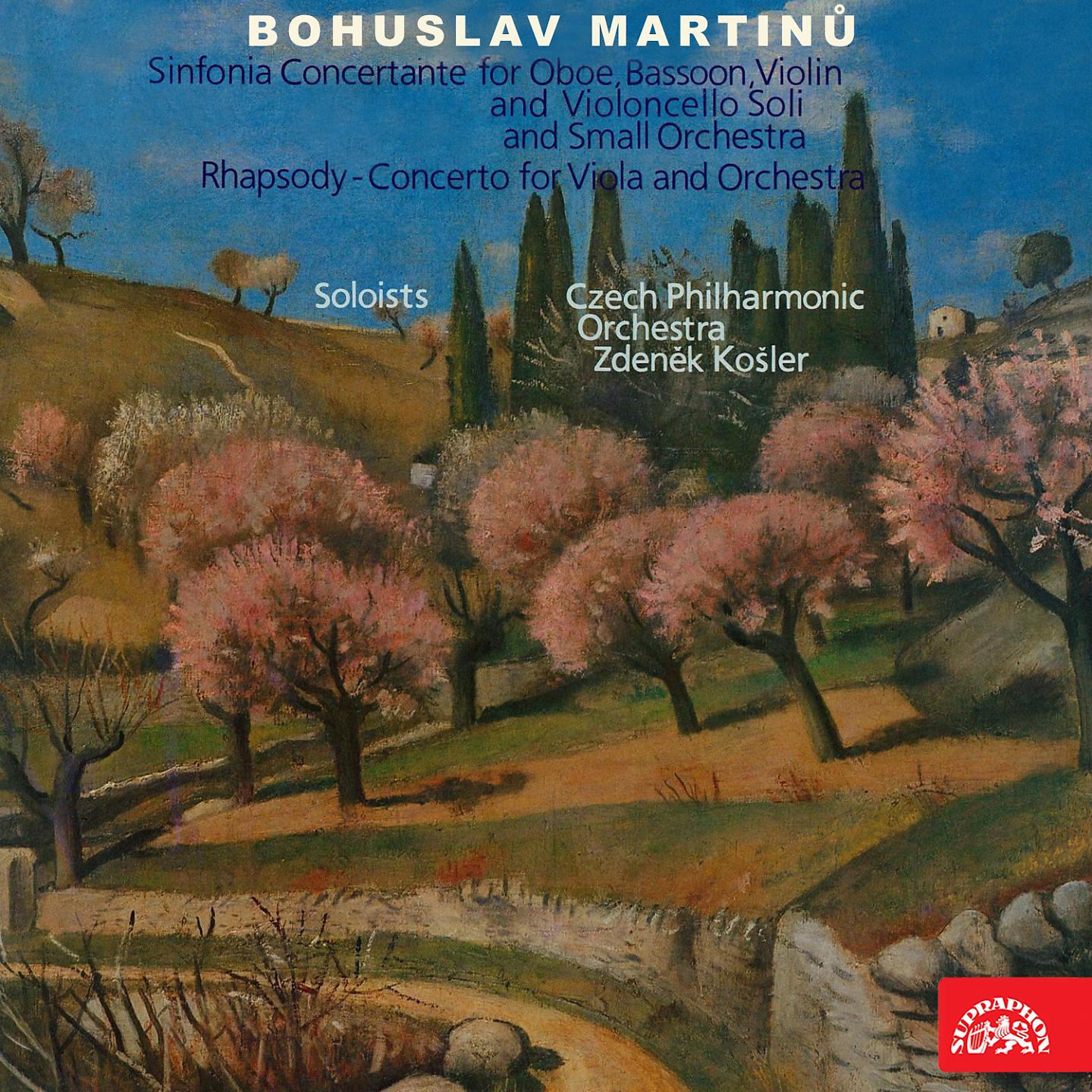Постер альбома Martinů: Rhapsody-Concerto, Sinfonia concertante