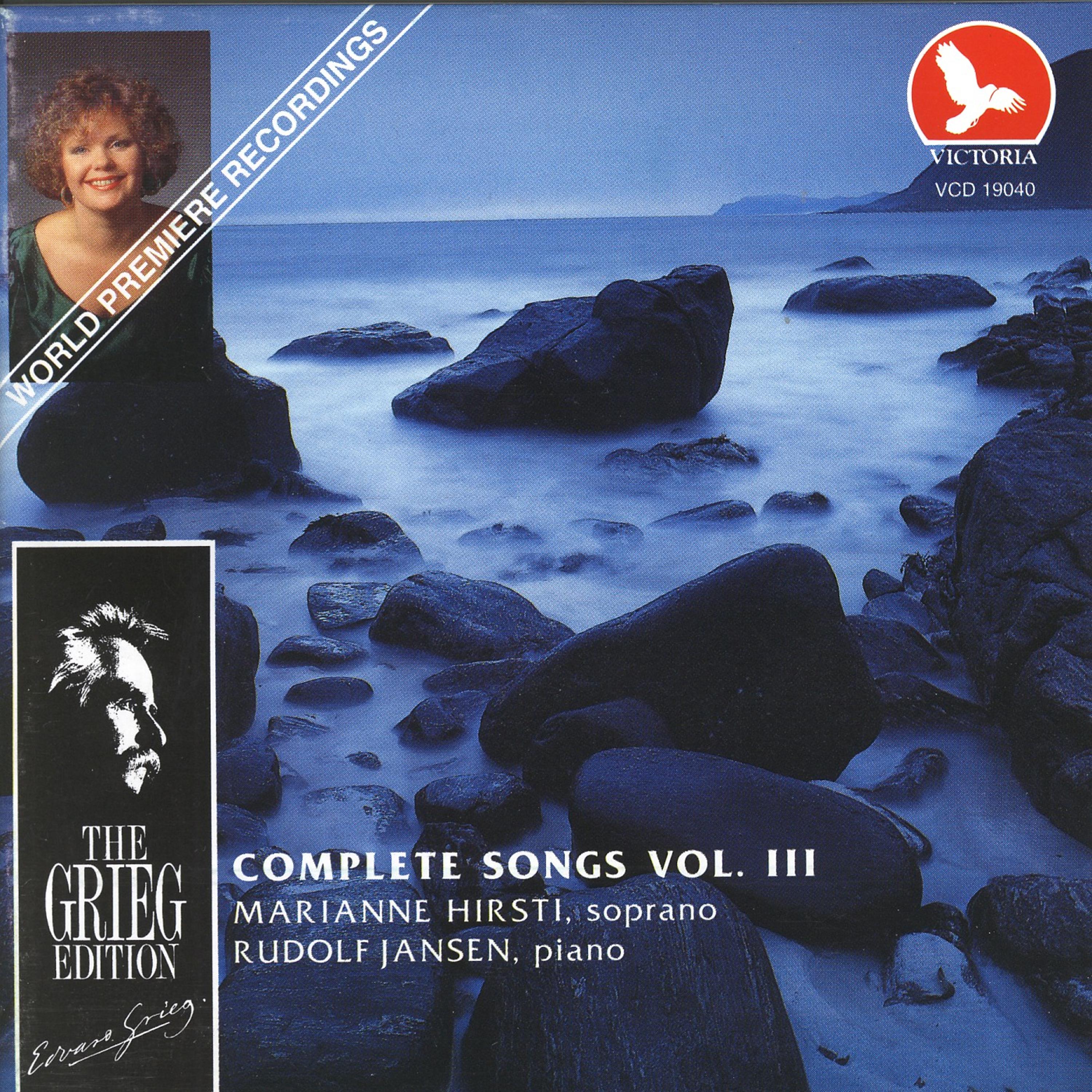 Постер альбома Edvard Grieg Complete Songs, Vol. 3