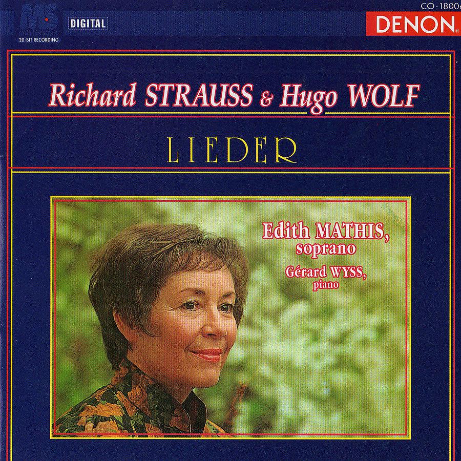 Постер альбома Strauss & Wolf: Lieder