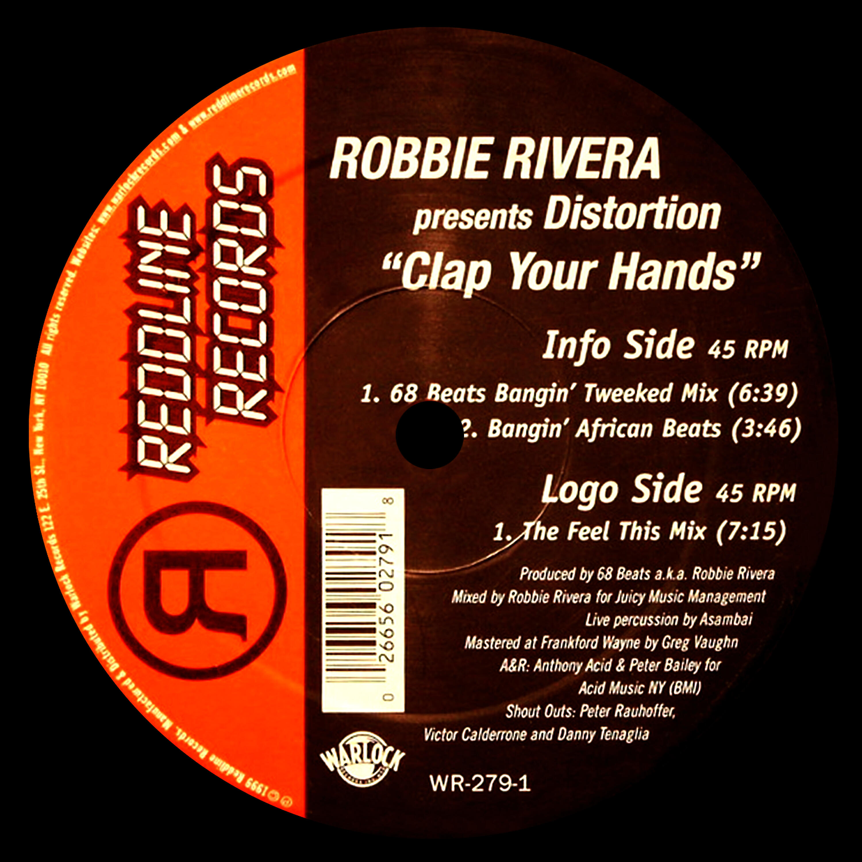 Robbie Rivera - Clap Your Hands (68 Beats Bangin' Tweeked Mix)