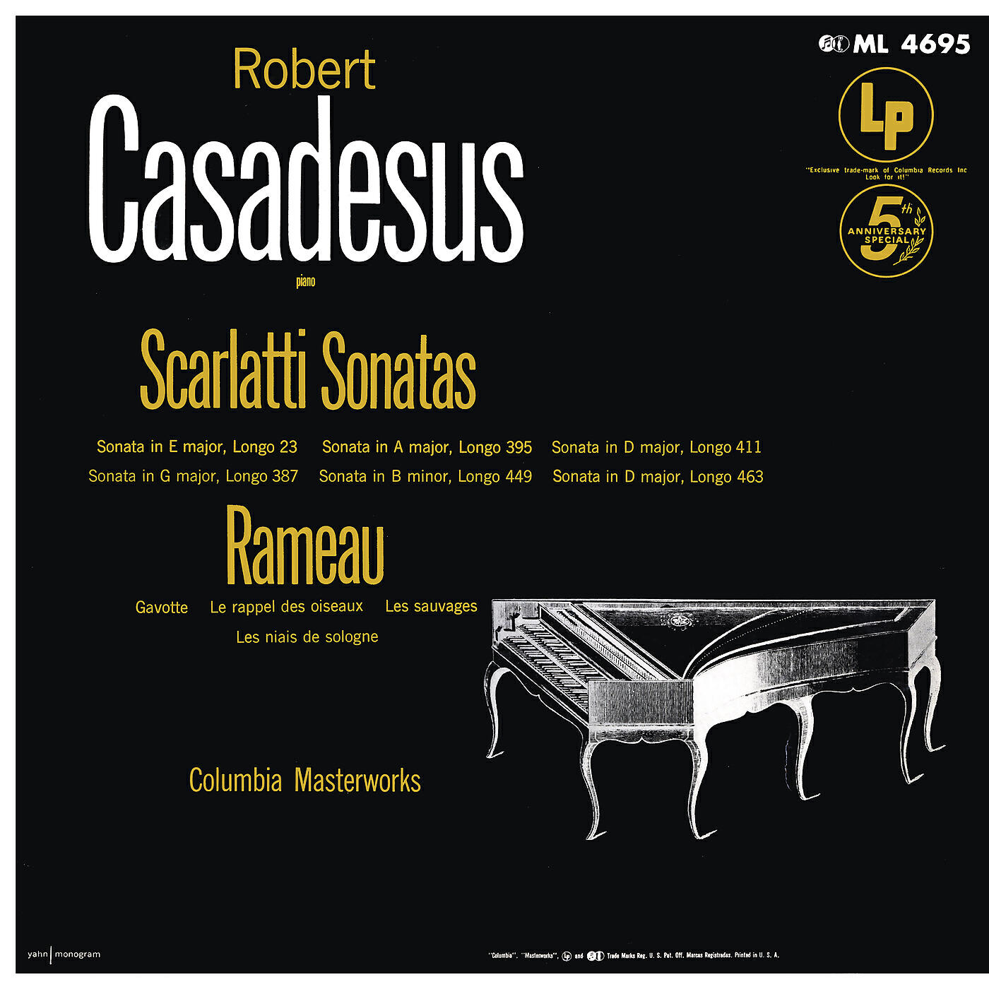 Robert Casadesus - Suite in A Minor, RCT 5, No. 7: Gavotte et six doubles