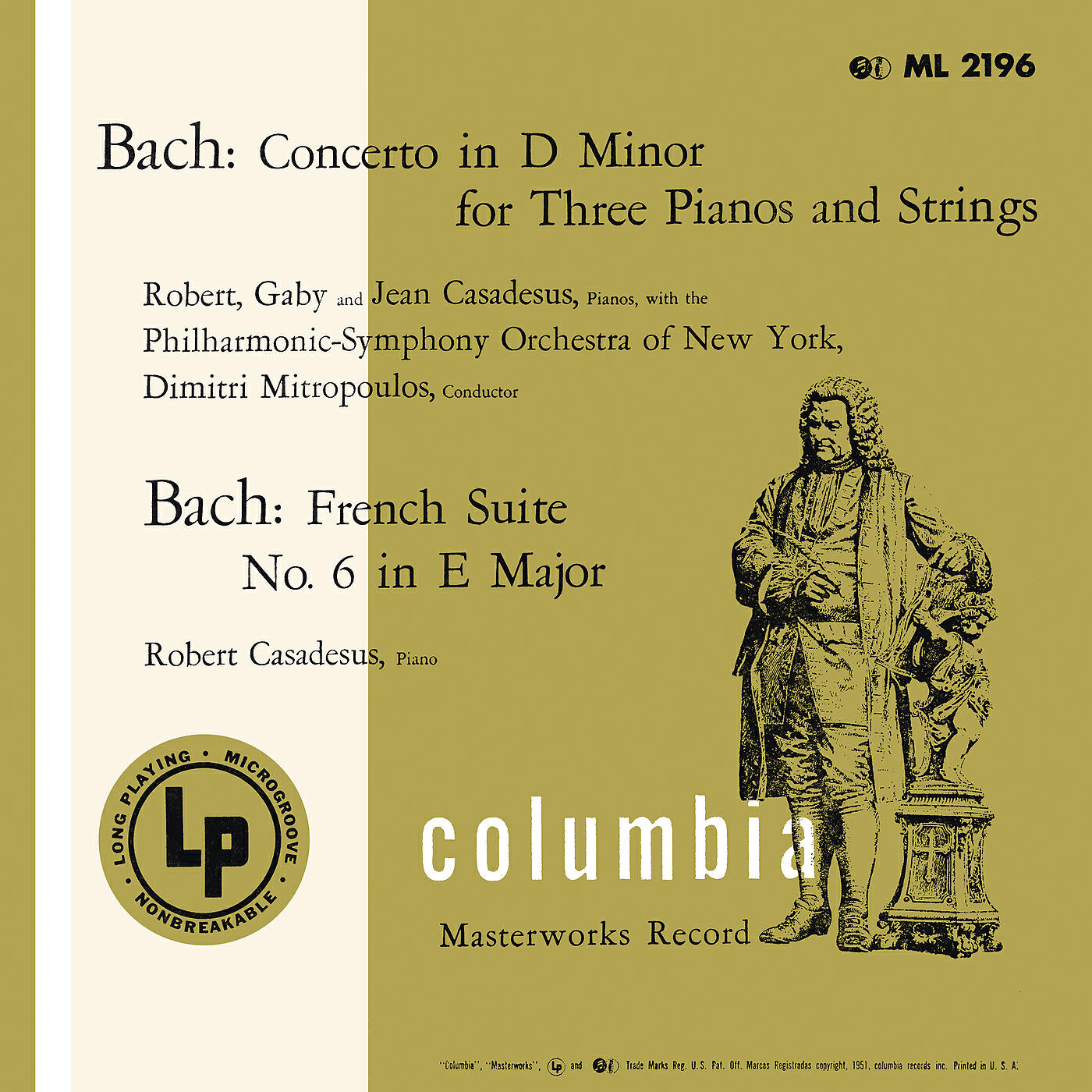 Robert Casadesus - French Suite No. 6 in E Major, BWV 817: VII. Bourée