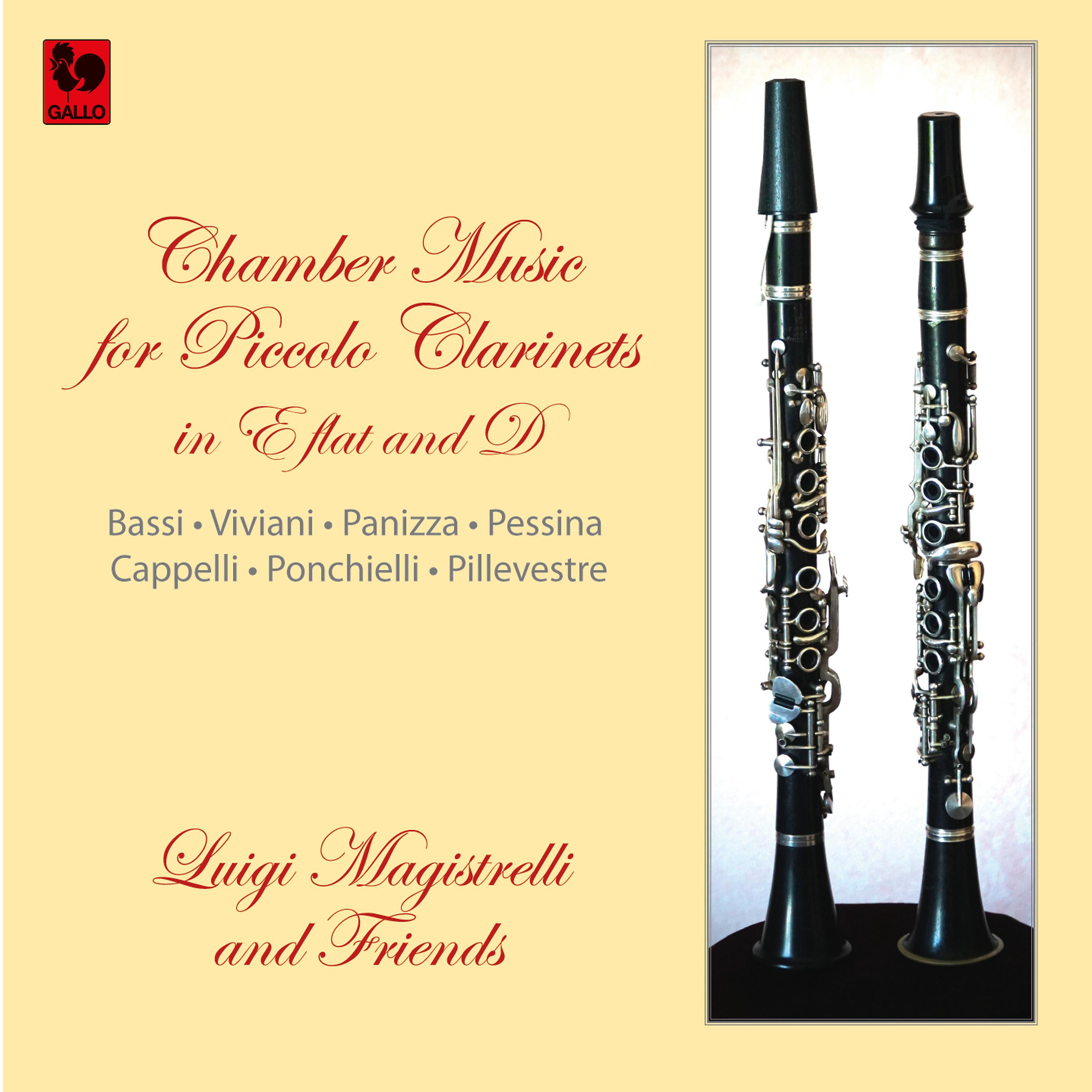 Постер альбома Bassi - Viviani - Panizza - Pessina - Cappelli - Ponchielli - Pillevestre: Chamber Music for Piccolo Clarinet