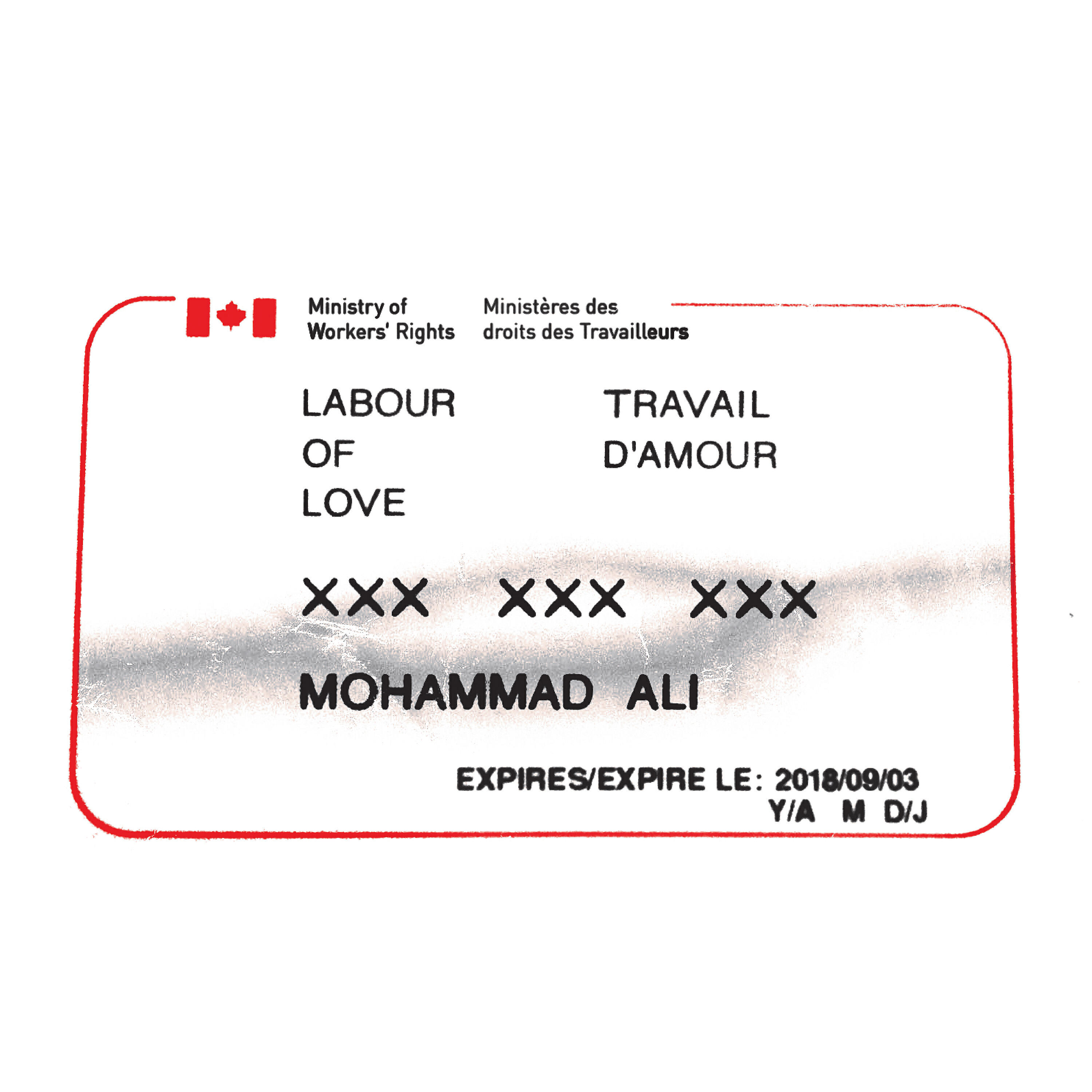 Mohammad Ali - Labour of Love