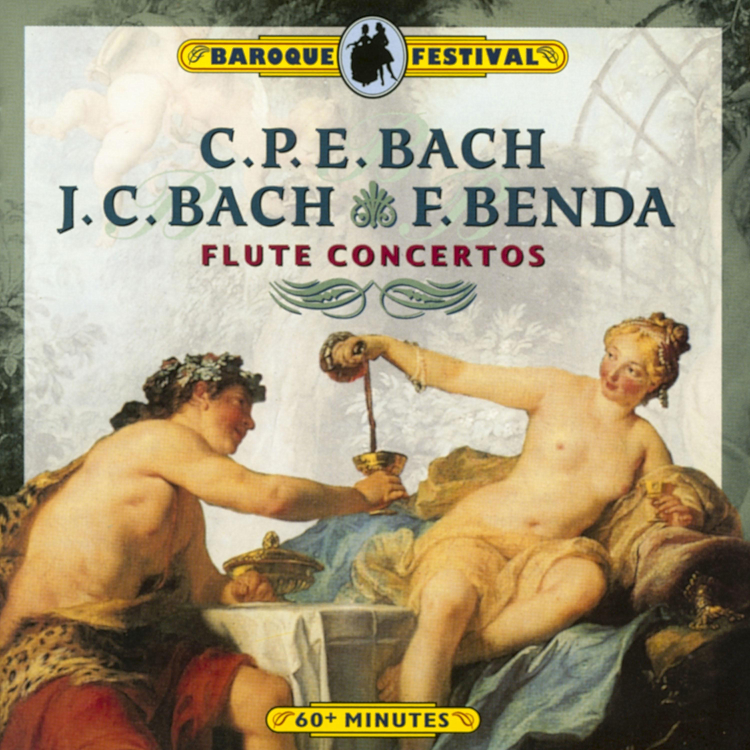 Постер альбома C.P.E. Bach, J.C. Bach & Benda: Flute Concertos