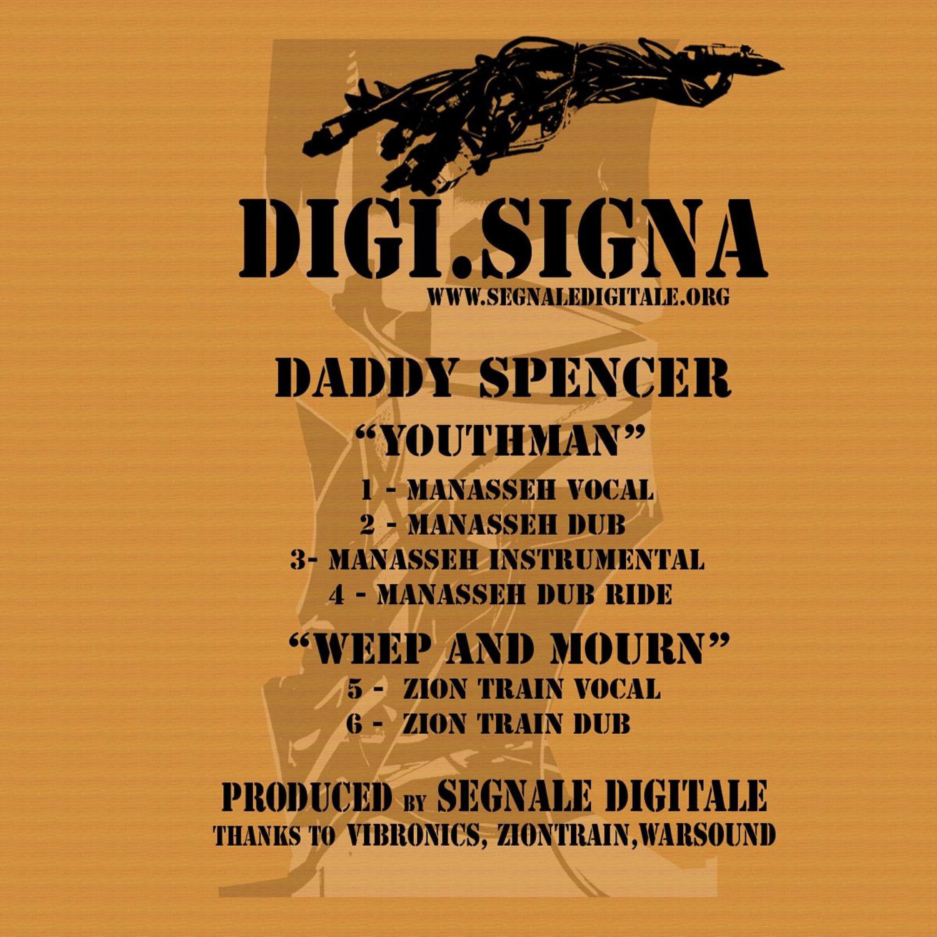 Daddy Spencer - Weep and Mourn (Zion Train Dub)
