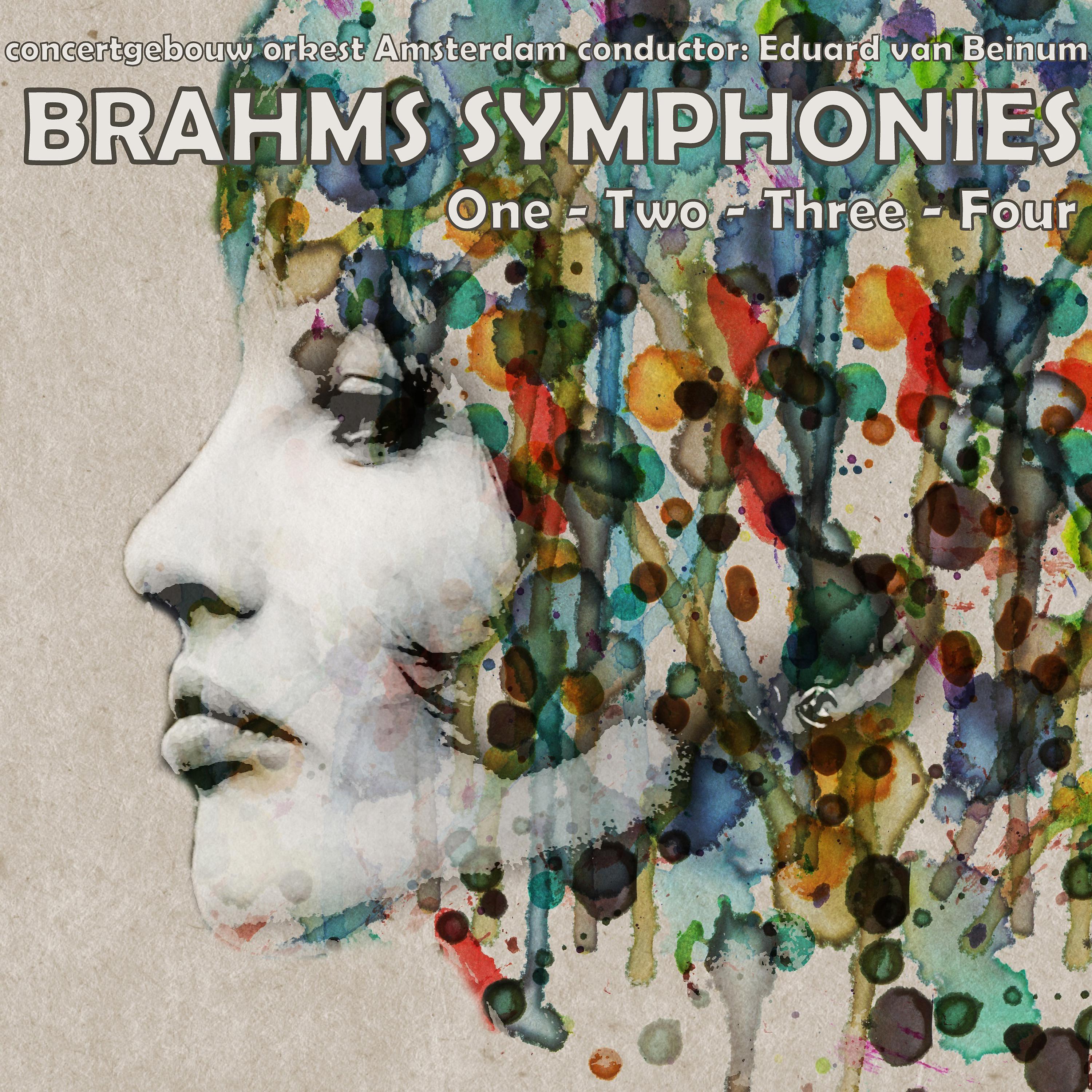 Постер альбома Brahms Symphonies No's 1, 2, 3 & 4