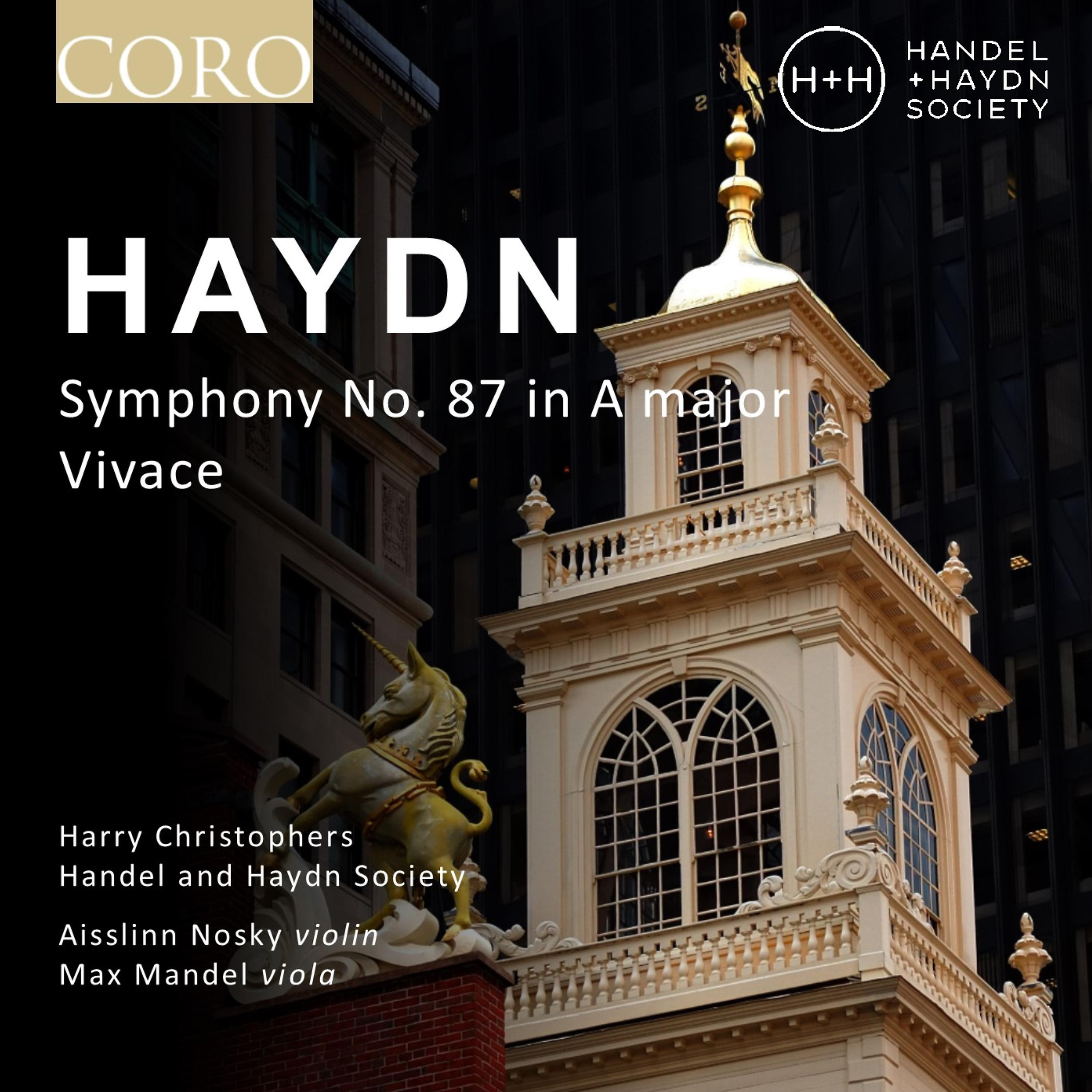 Постер альбома Haydn: Symphony No. 87 in A major