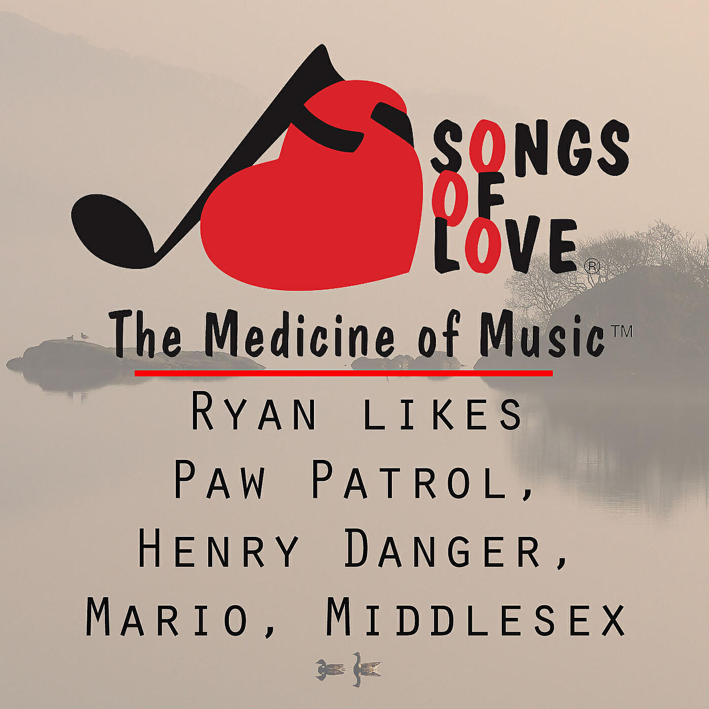 R. Fine - Ryan Likes Paw Patrol, Henry Danger, Mario, Middlesex