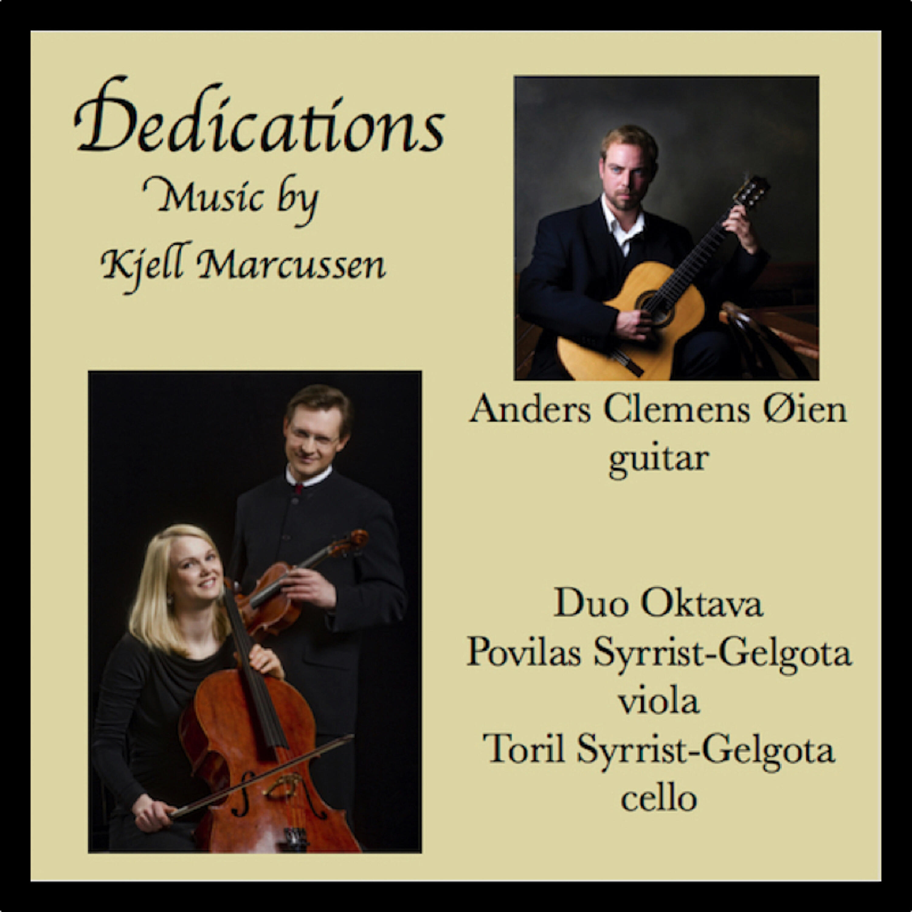 Anders Clemens Øien - A la seconde (for viola and guitar)