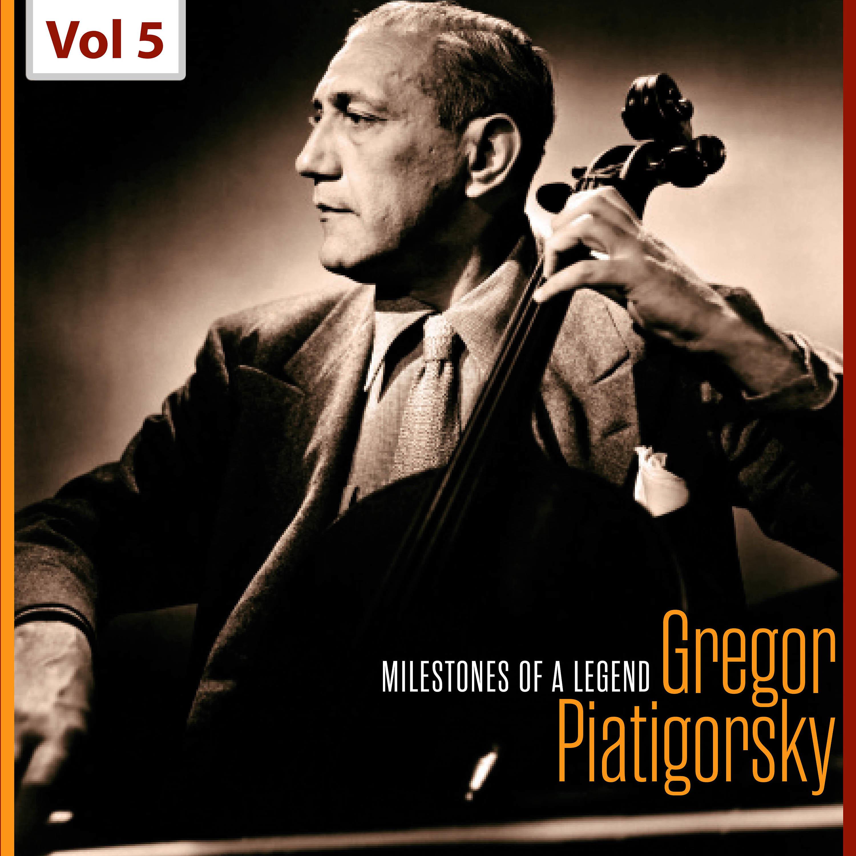 Gregor Piatigorsky - Trio For Piano, Violin & Cello In A Minor: 2. Pantoum. Assez Vif