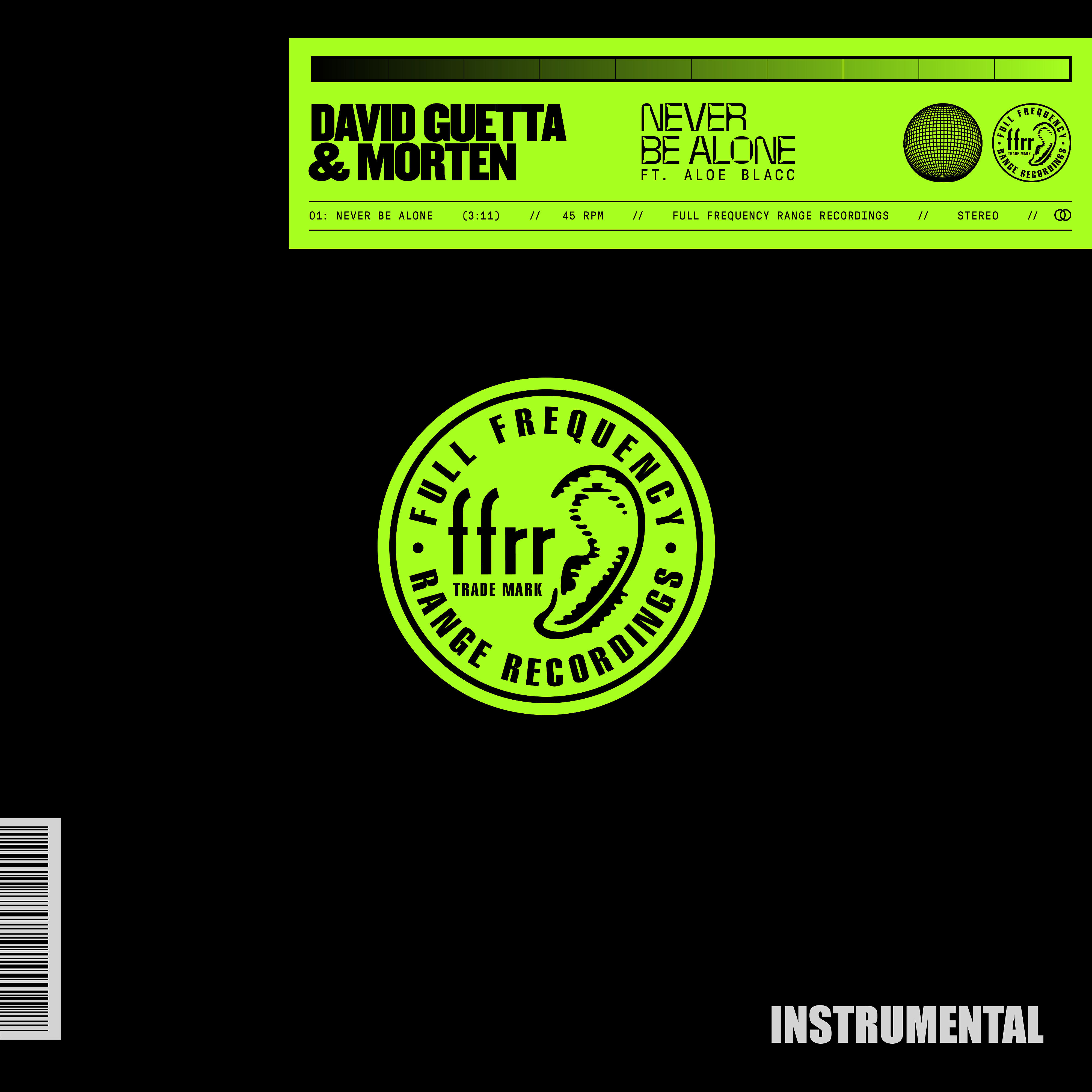 David Guetta - Never Be Alone (feat. Aloe Blacc) [Instrumental] [Extended]