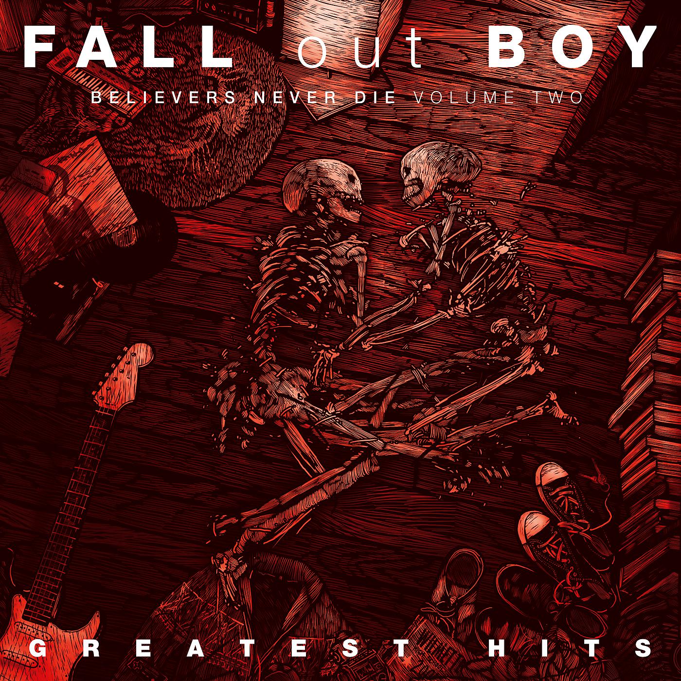 Fall dies. Fall out boy Believers never die. Fall out boy обложка. Fall out boy обложки альбомов. Fall out boy Infinity on High обложка.