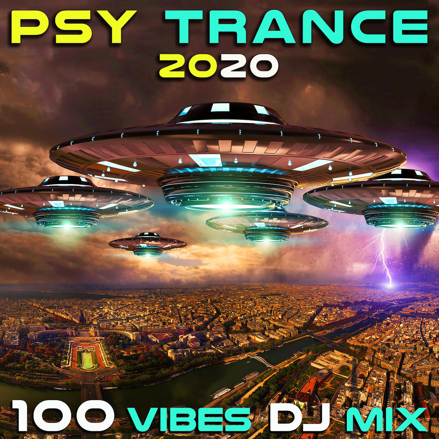 GoaDoc - Psy Trance 2020 100 Vibes (2hr Progressive Fullon Goa DJ Mix)