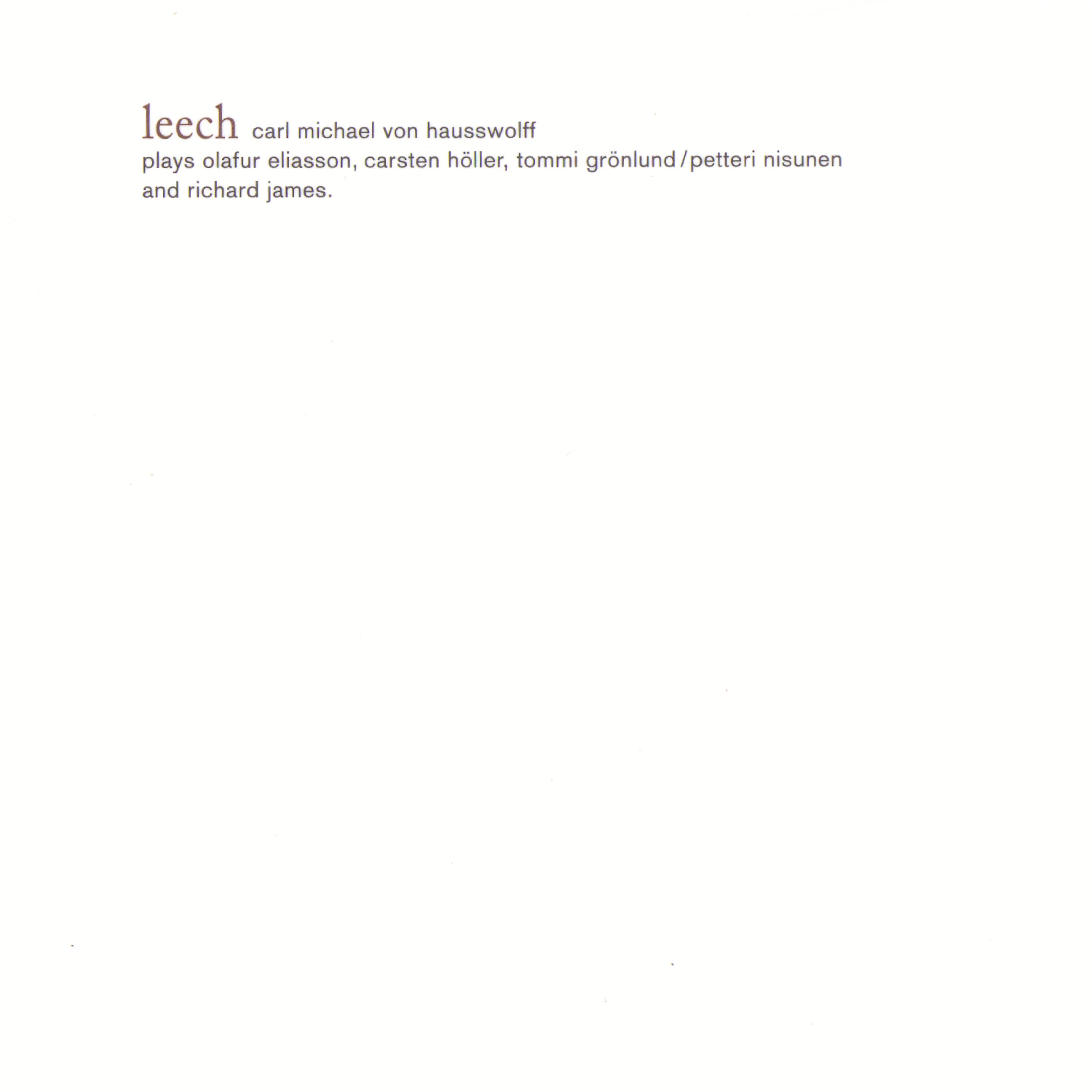 Постер альбома Leech