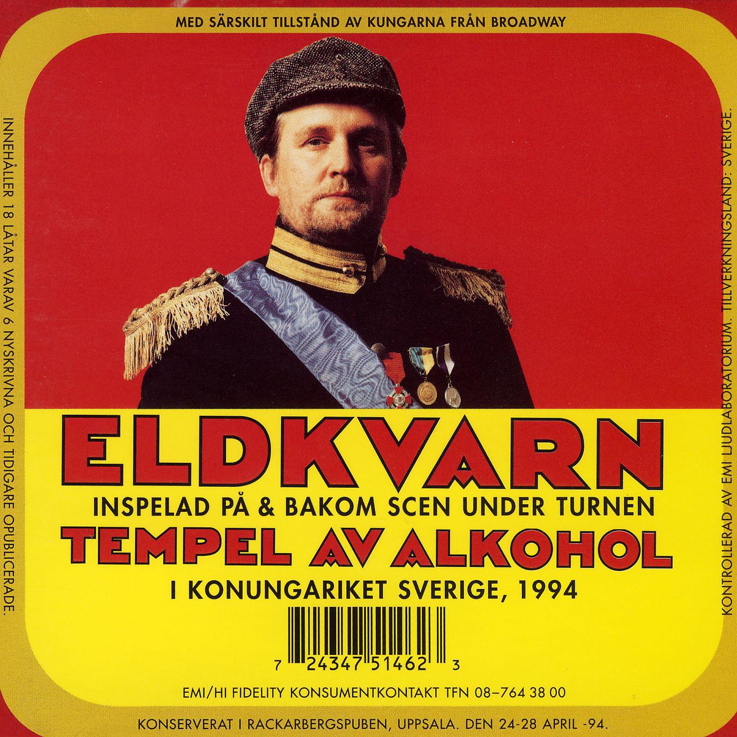 Постер альбома Tempel av alkohol (Live)