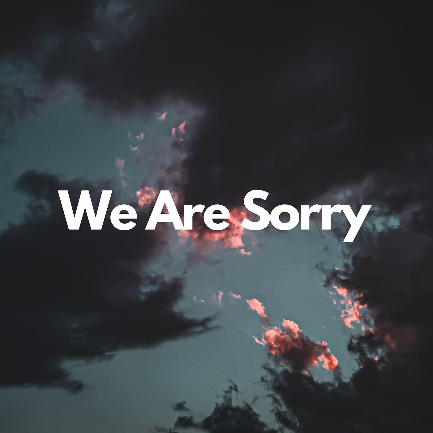 Постер альбома We Are Sorry