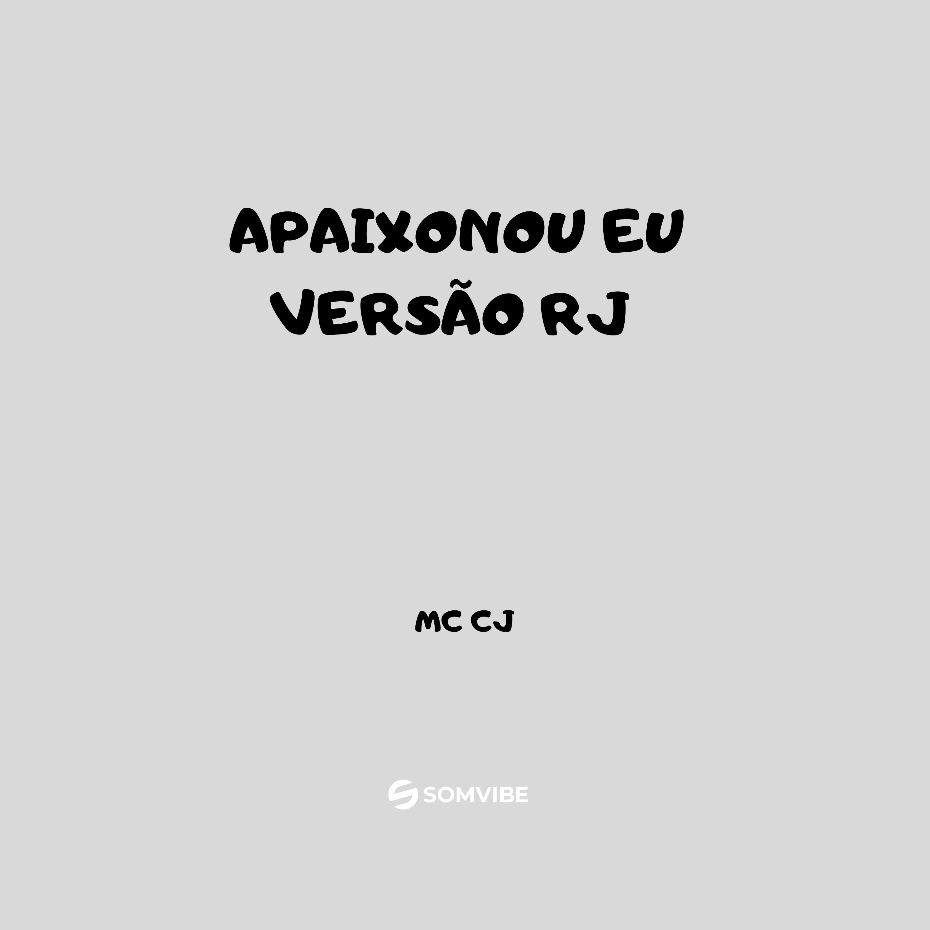 Постер альбома Apaixonou Eu (Rj)
