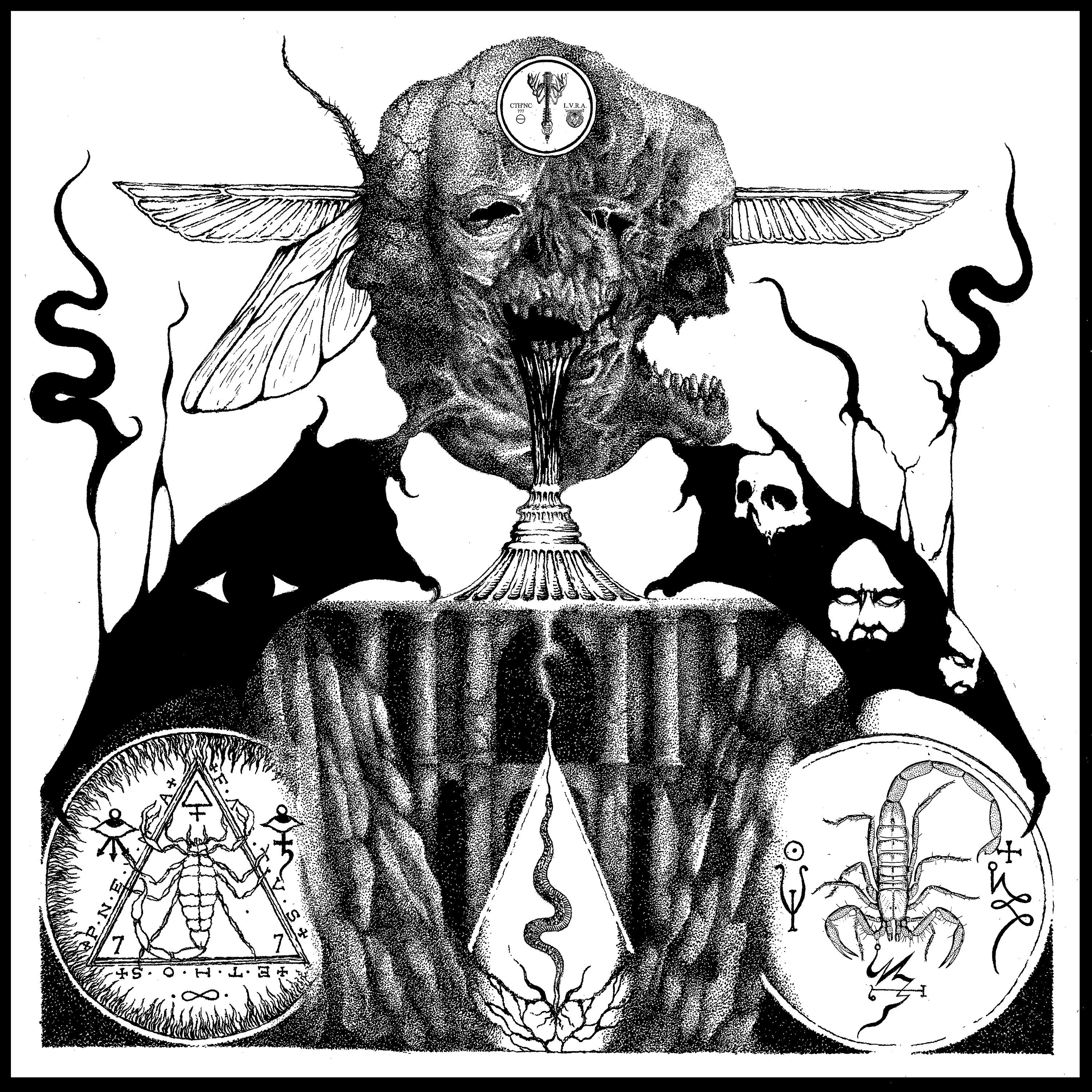 Постер альбома Typhomanteia: Sacred Triarchy of Spiritual Putrefaction