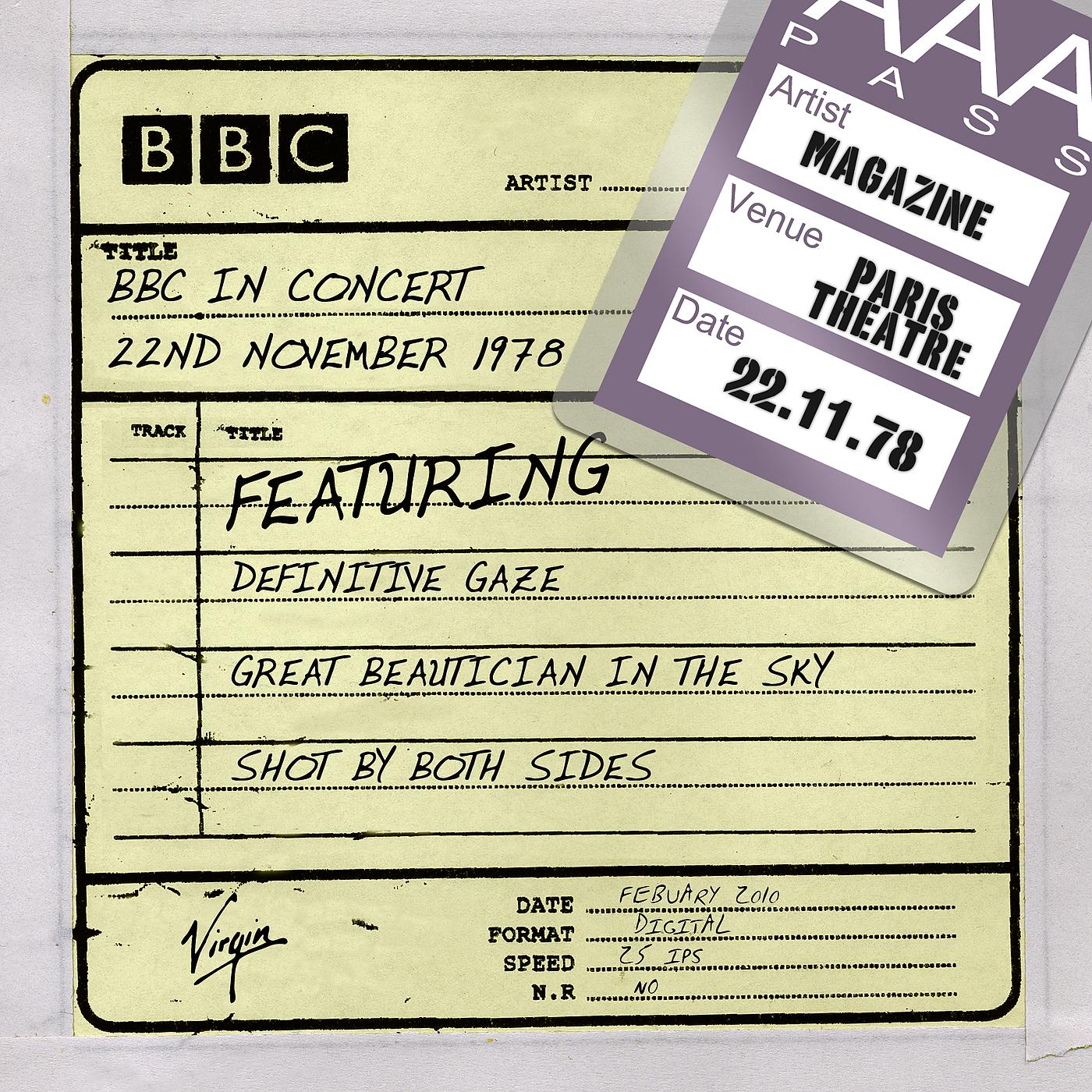 Постер альбома BBC In Concert 22nd November 1978