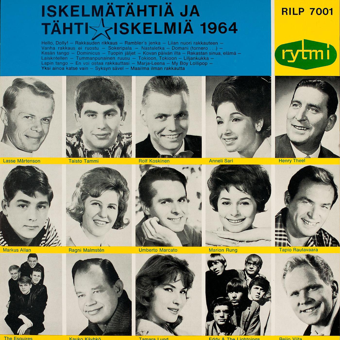 Постер альбома Iskelmätähtiä ja tähti-iskelmiä 1964