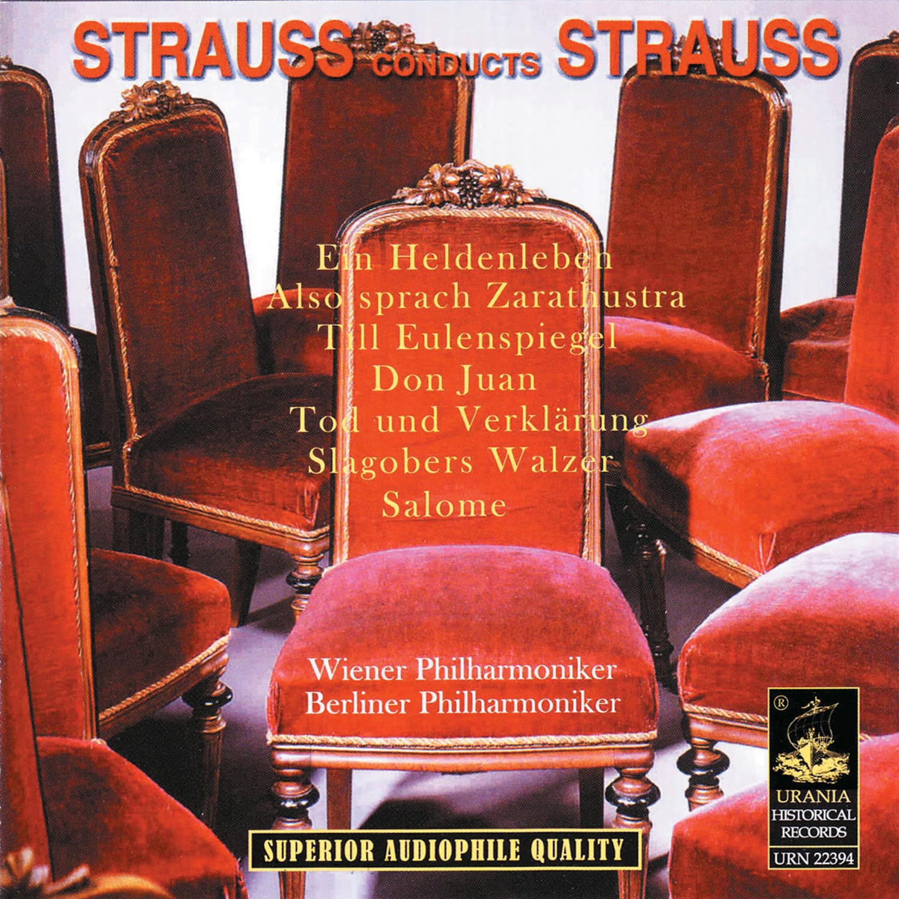 Постер альбома Strauss Conducts Strauss
