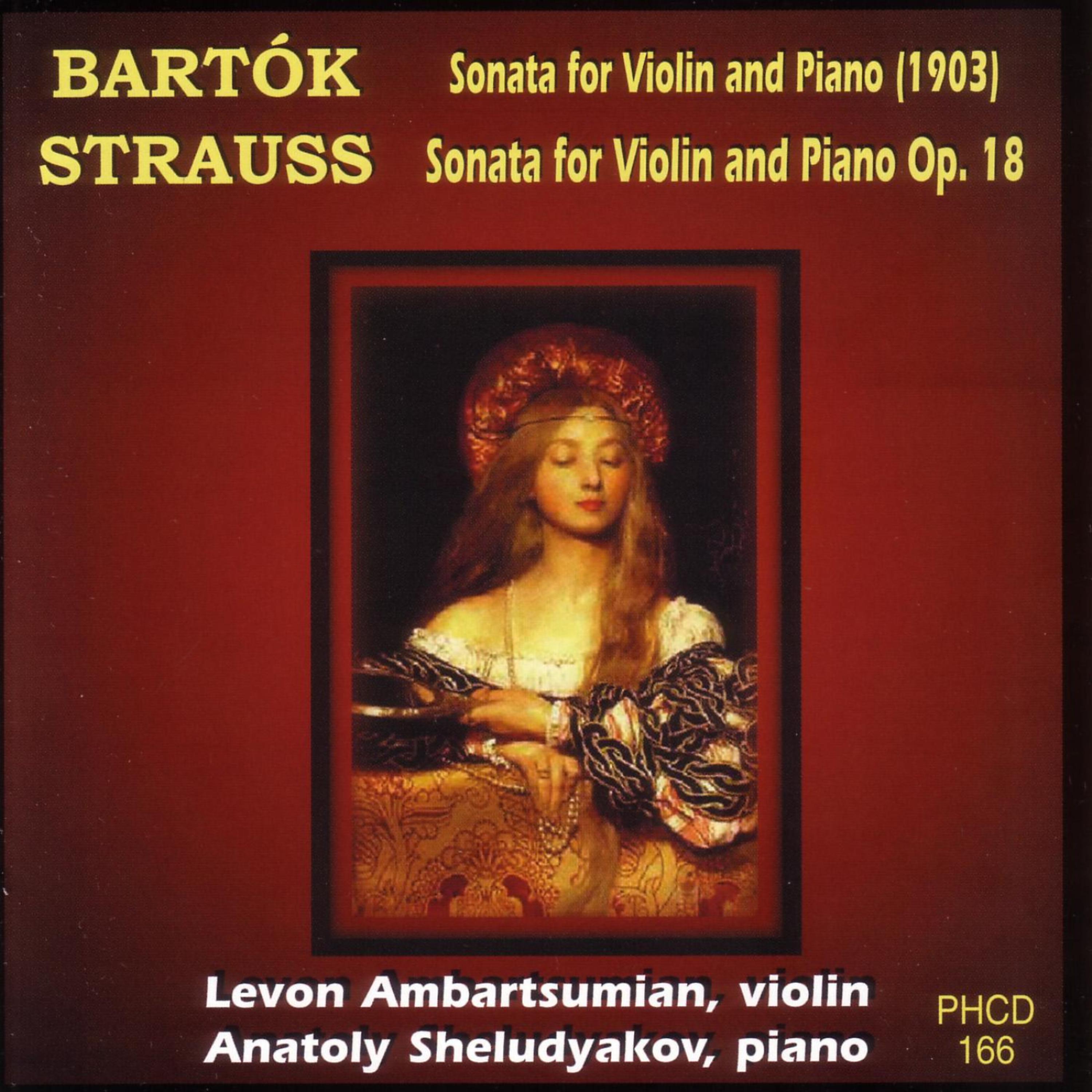 Постер альбома Bartók / Strauss: Violin Sonatas