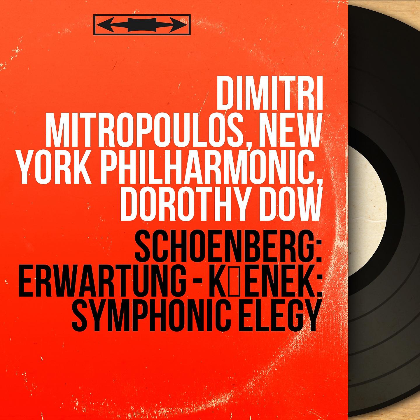Постер альбома Schoenberg: Erwartung - Křenek: Symphonic Elegy
