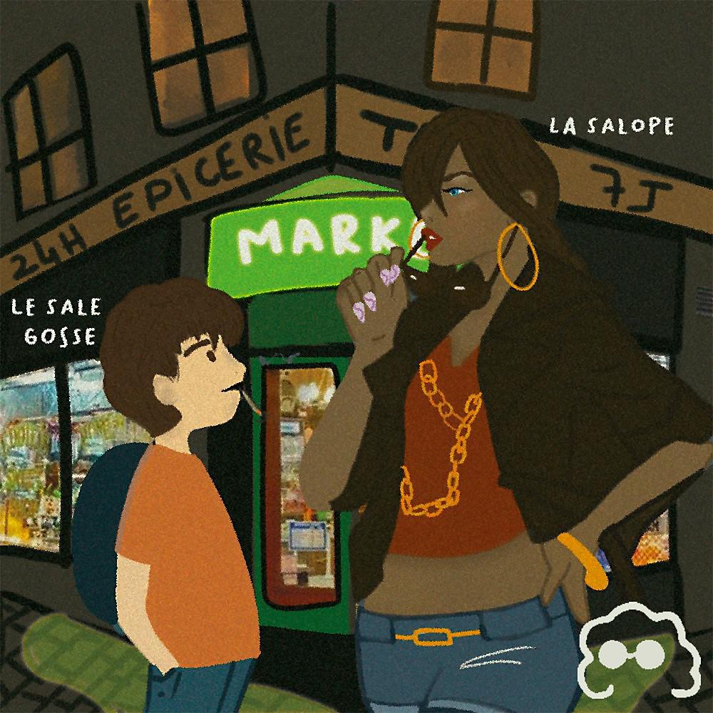 Постер альбома Le sale gosse et la salope